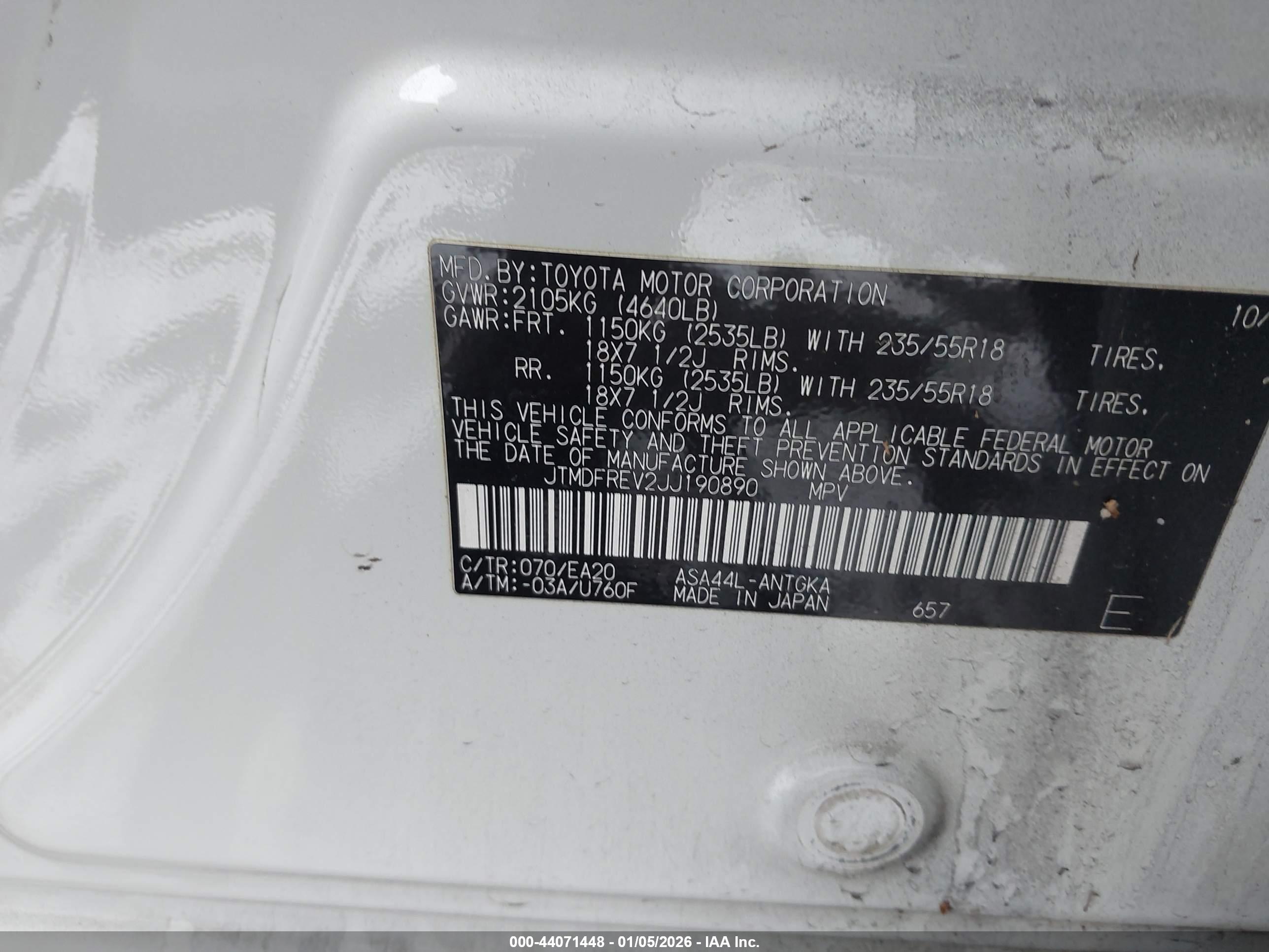 TOYOTA RAV4 image 9