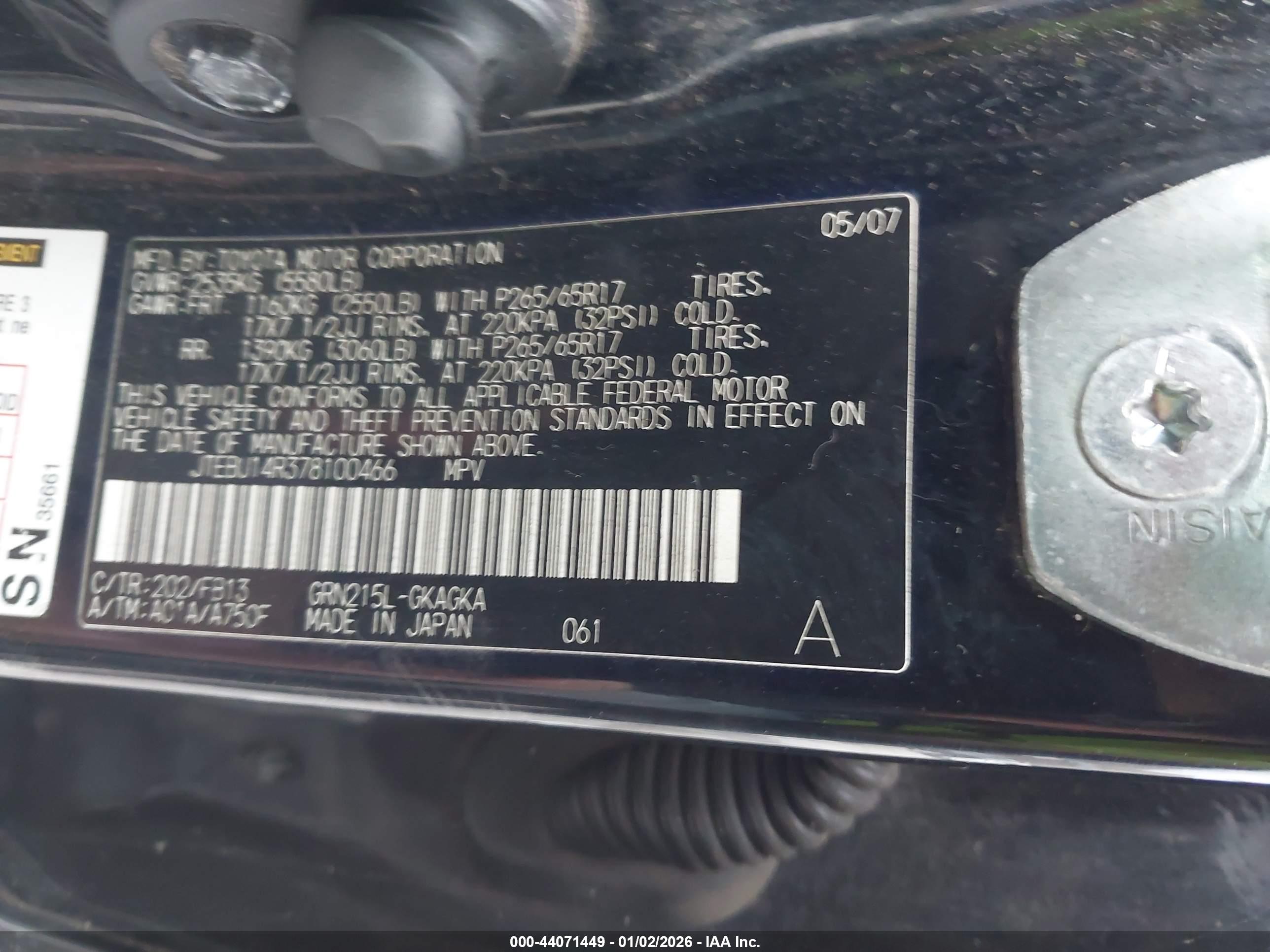 TOYOTA 4RUNNER image 9