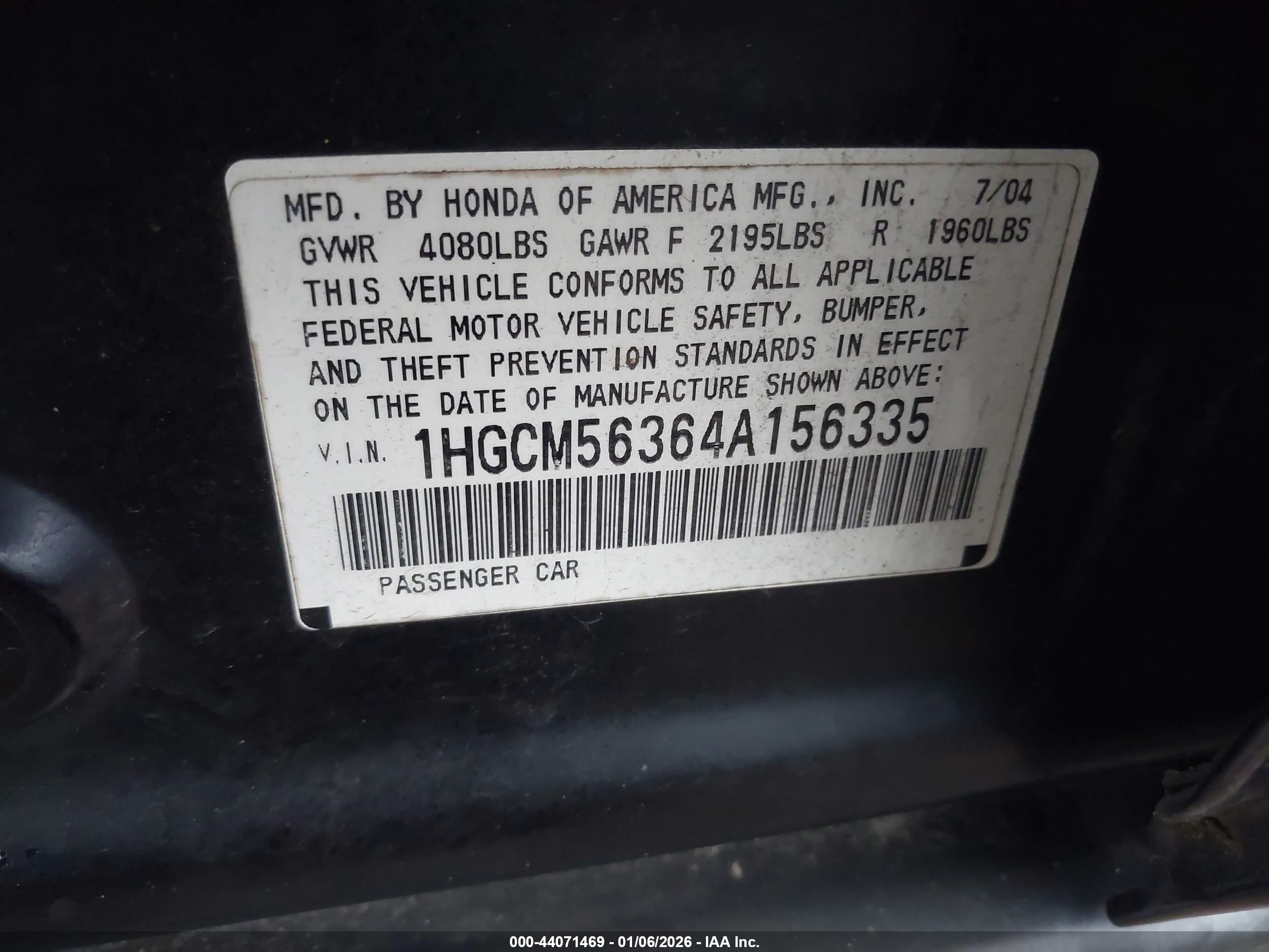 HONDA ACCORD image 9