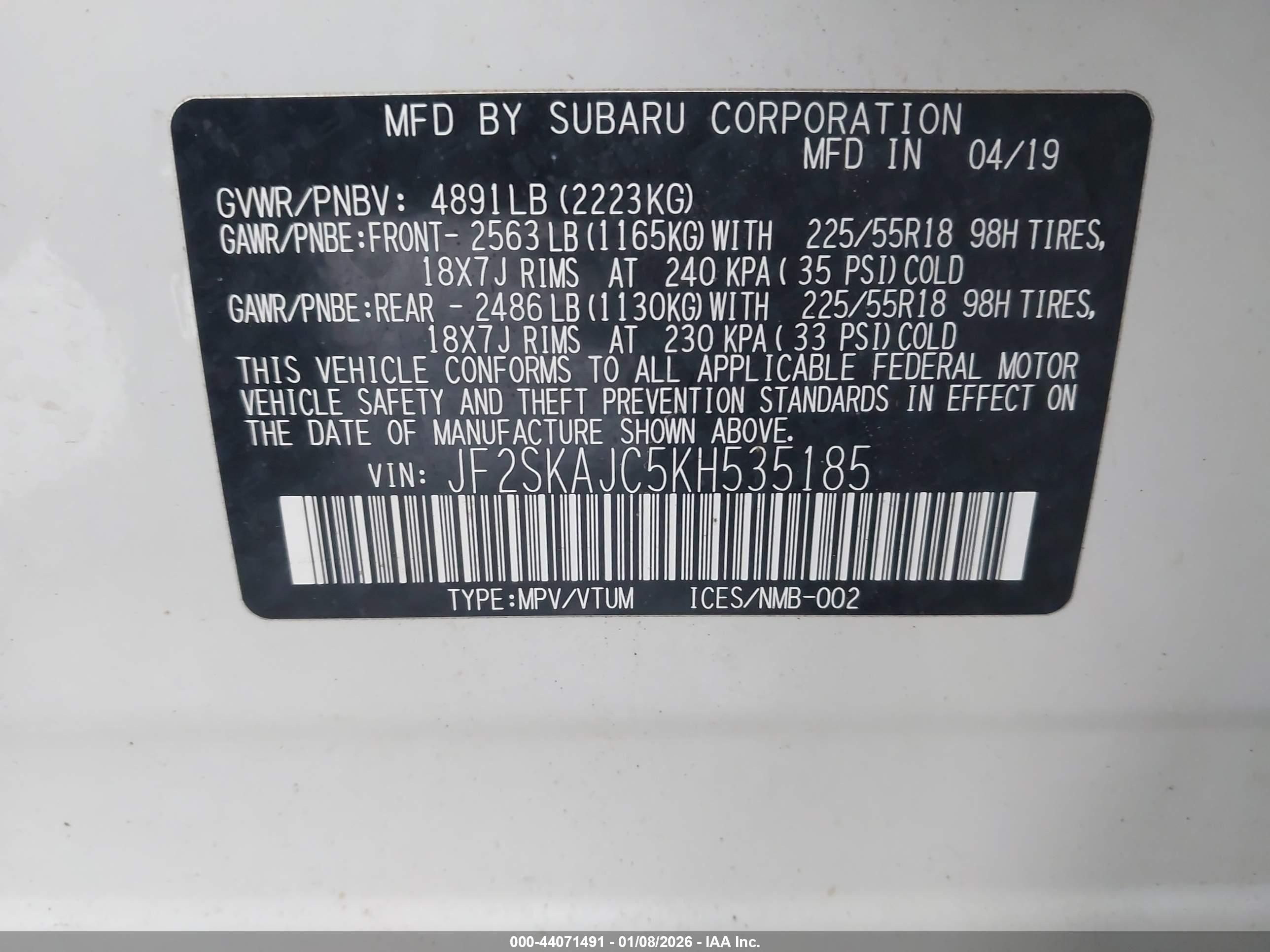 SUBARU FORESTER image 9