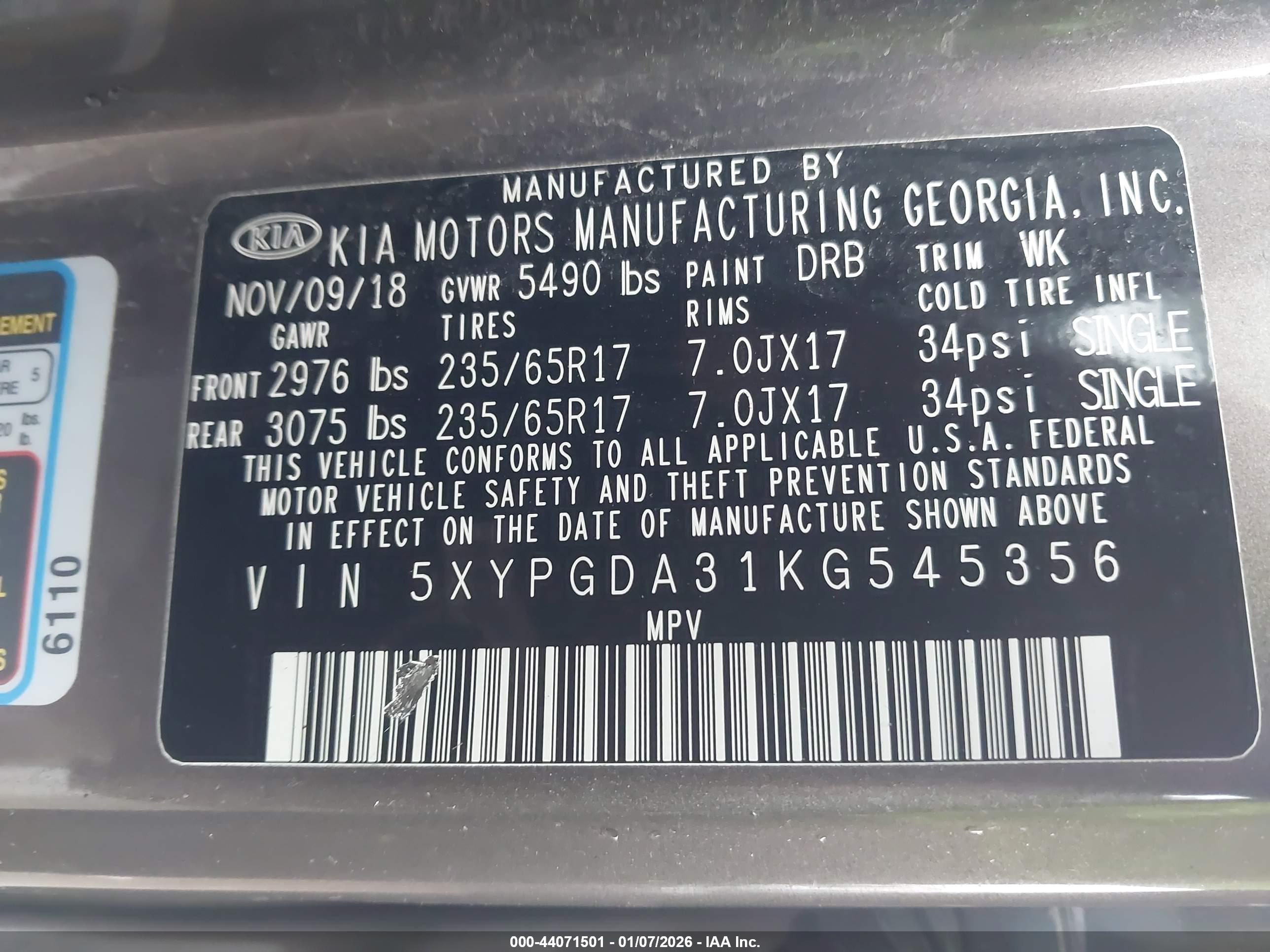 KIA SORENTO image 9