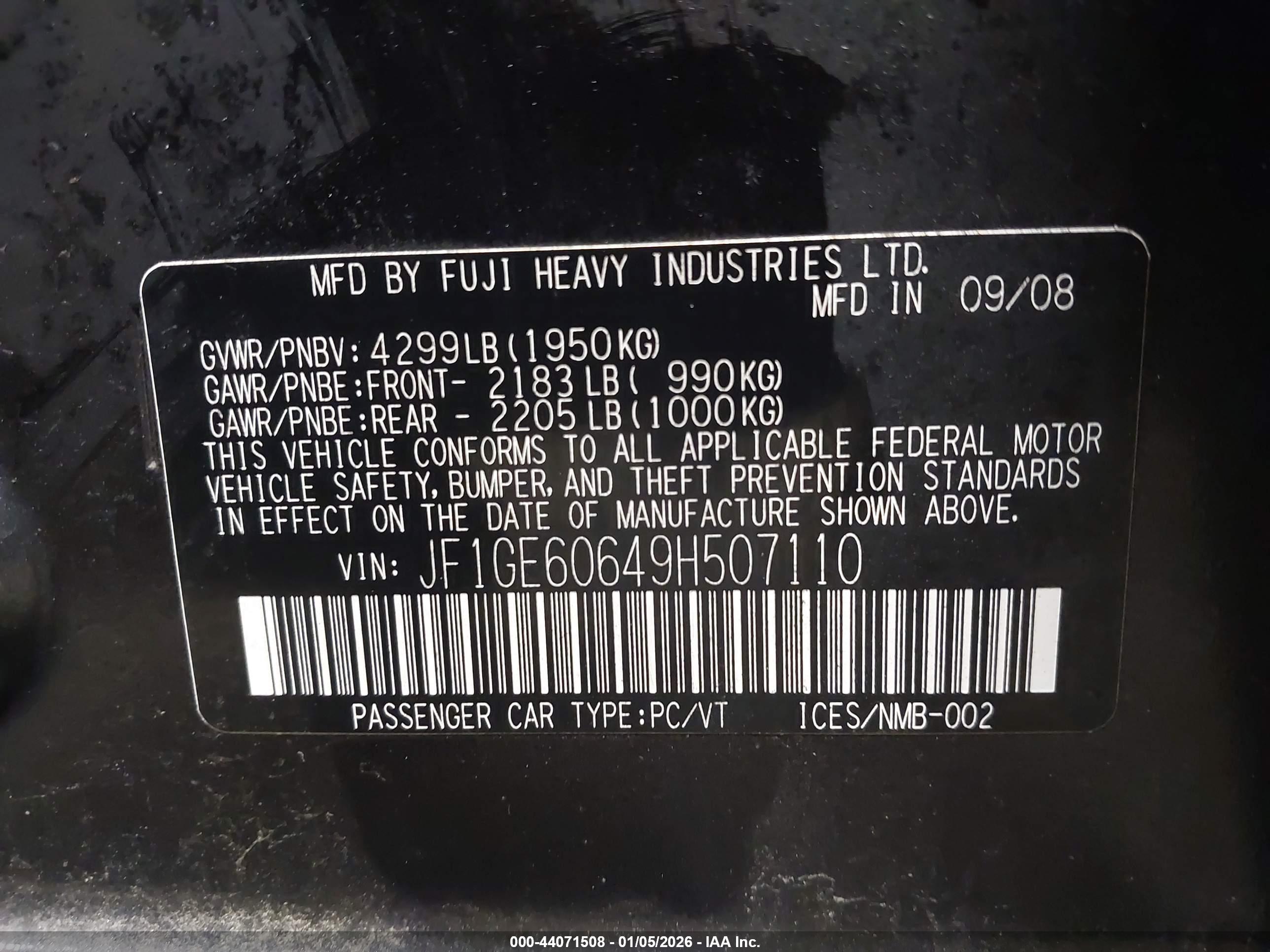 SUBARU IMPREZA image 9