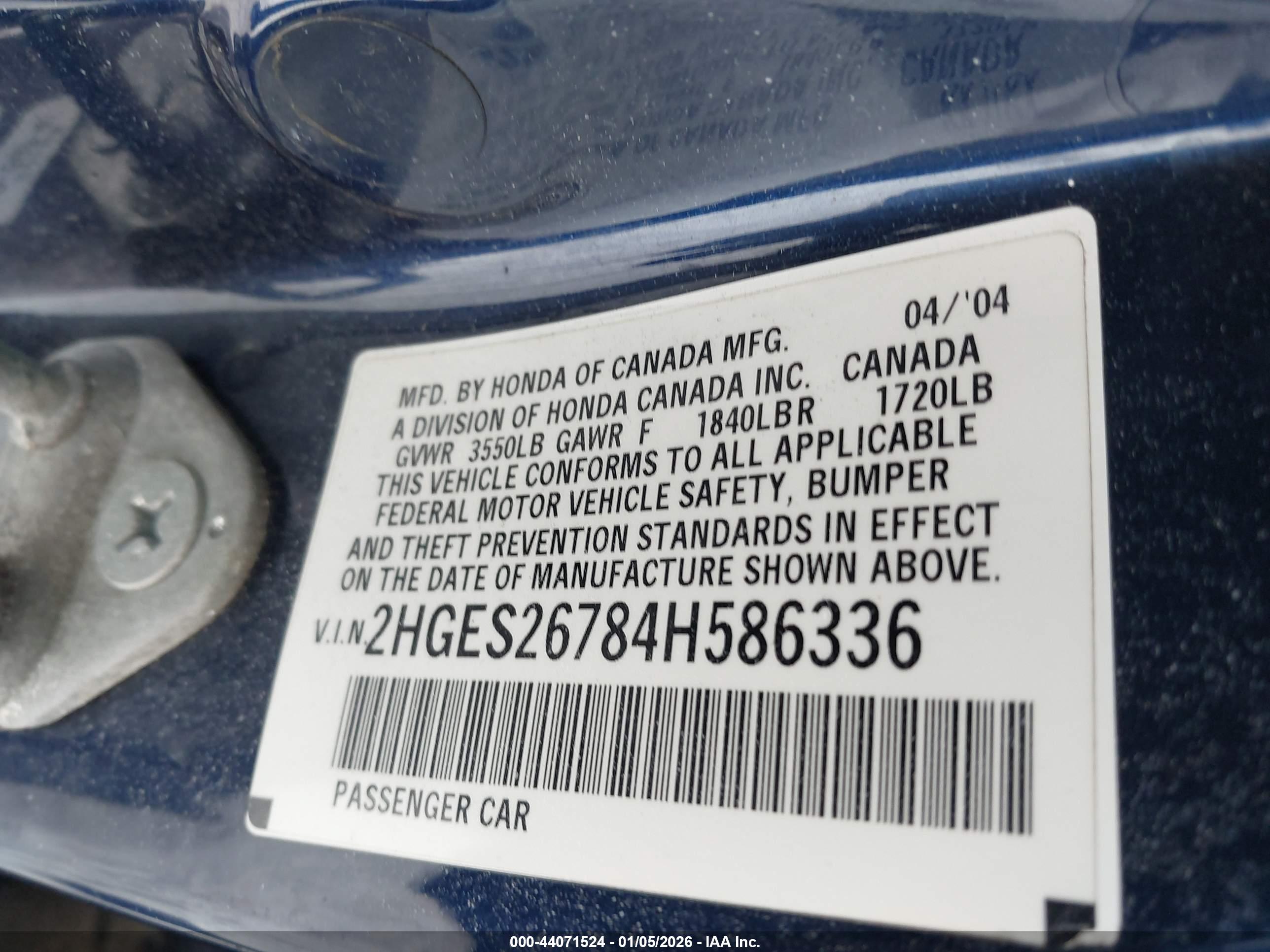 HONDA CIVIC image 9