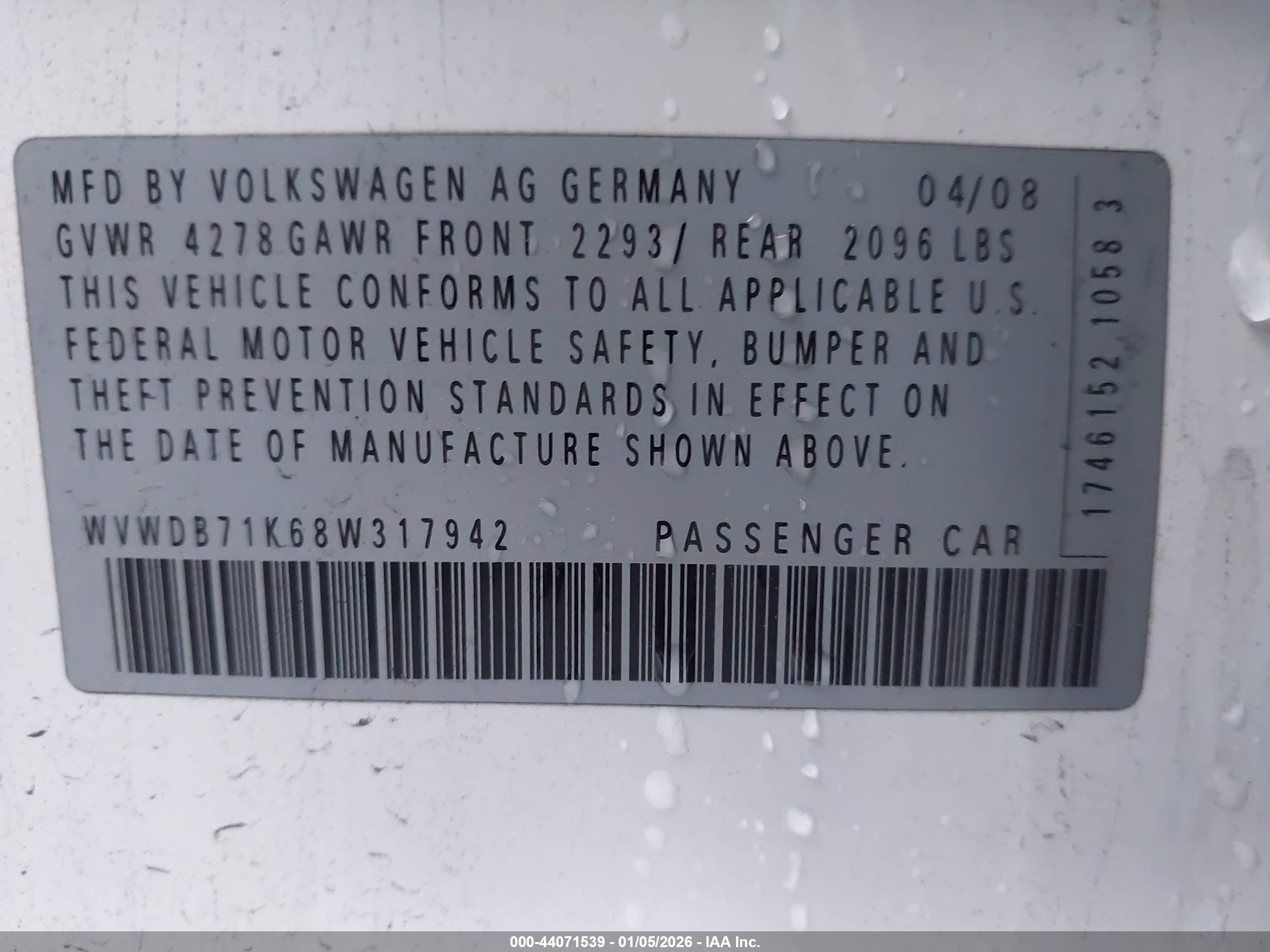 VOLKSWAGEN RABBIT image 9