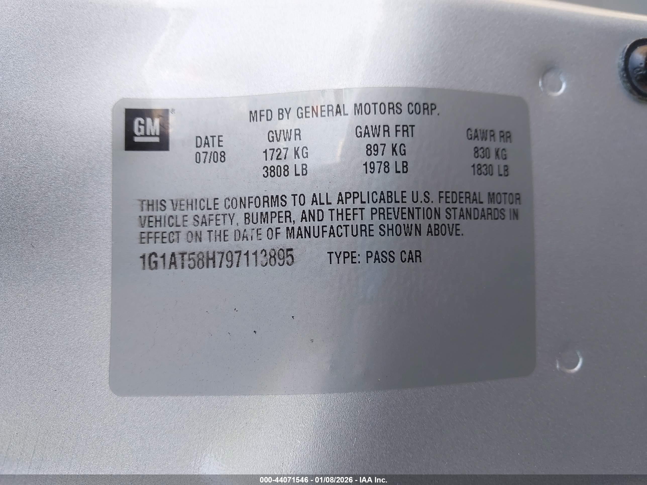 CHEVROLET COBALT image 9