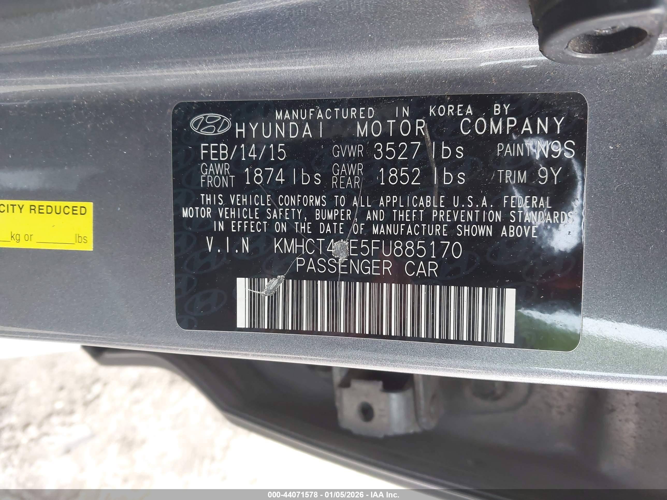 HYUNDAI ACCENT image 9