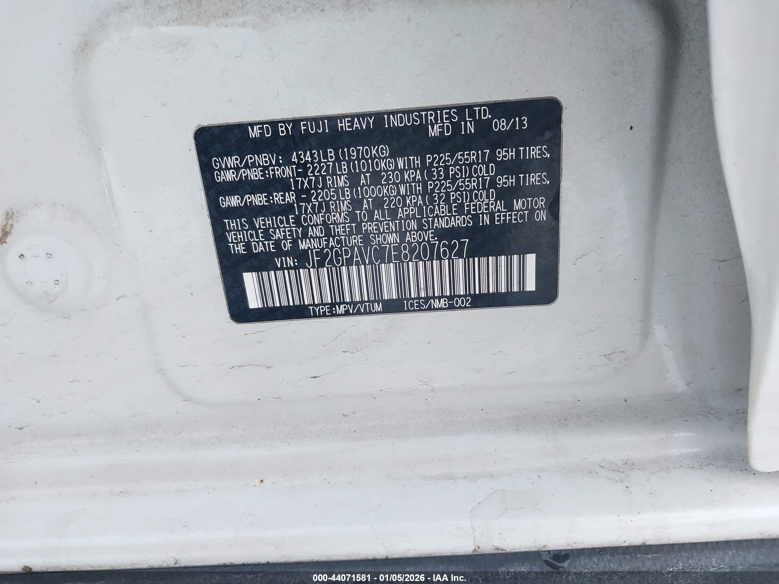 SUBARU XV image 9