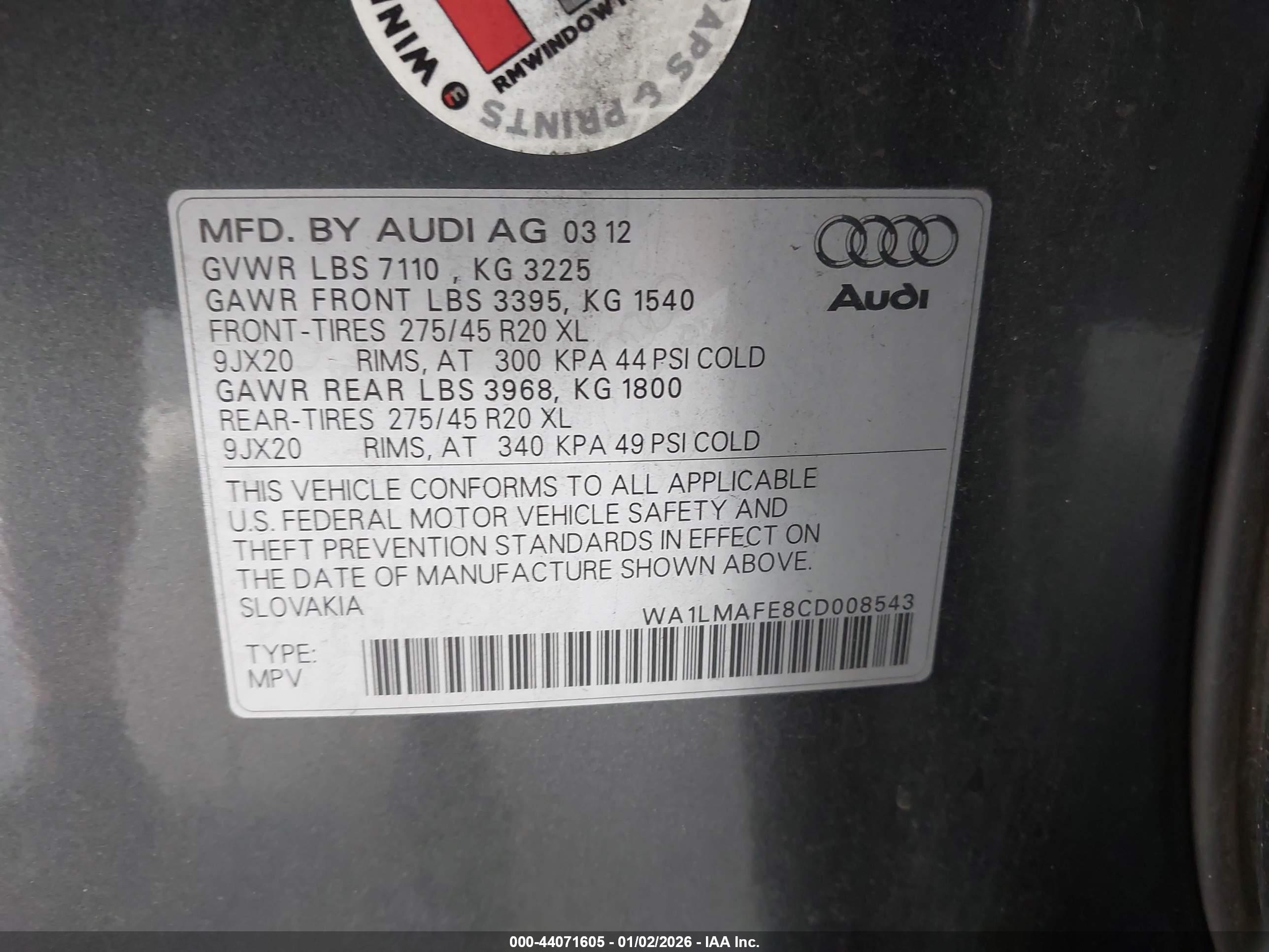 AUDI Q7 image 9