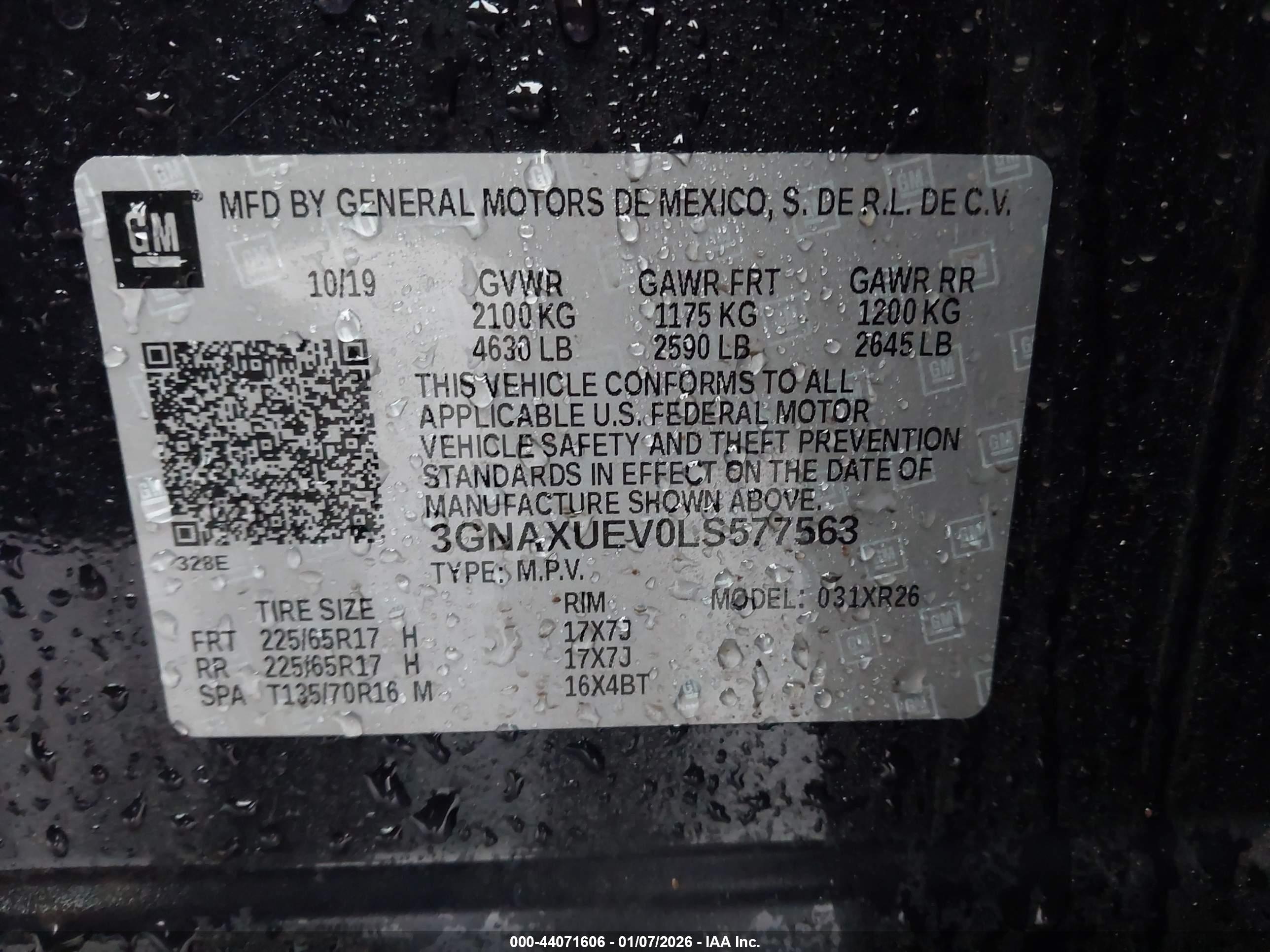 CHEVROLET EQUINOX image 9