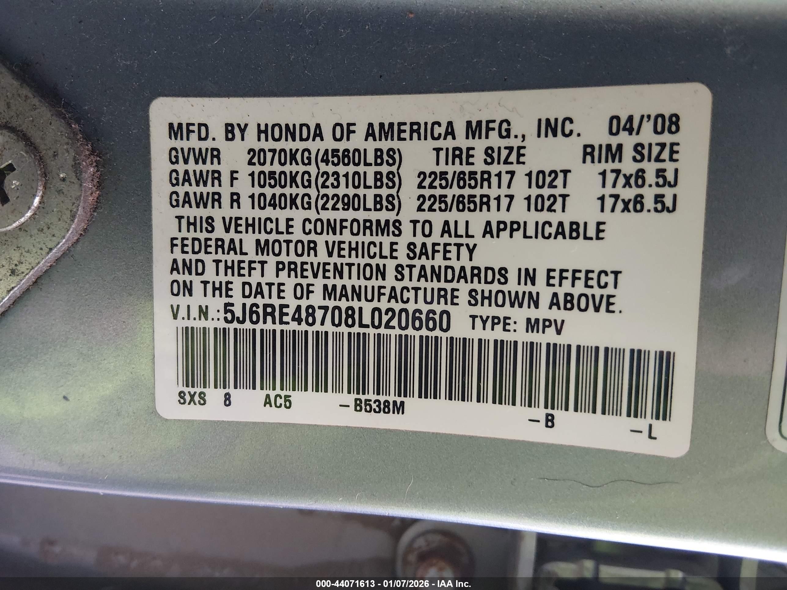 HONDA CR-V image 9