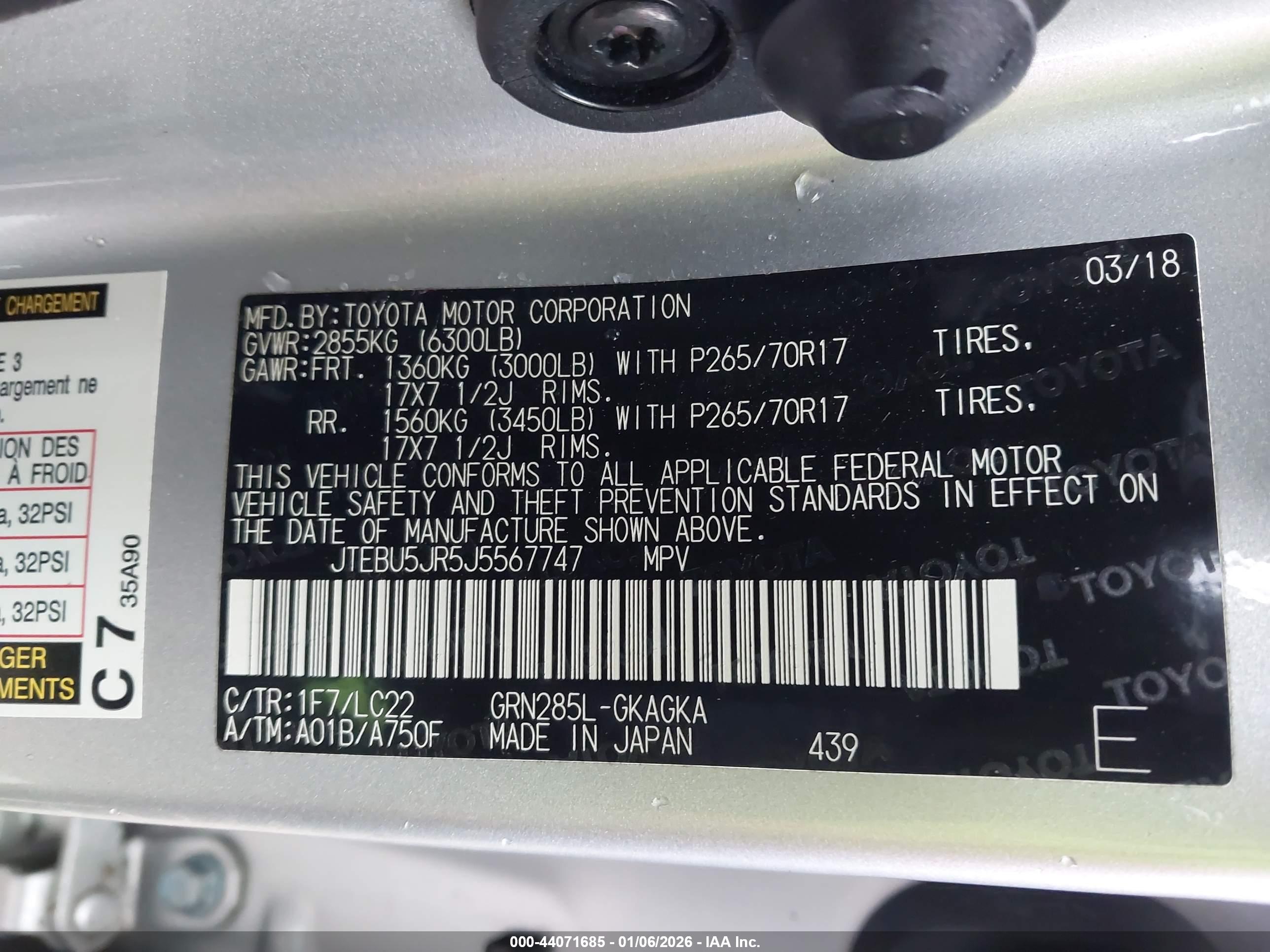 TOYOTA 4RUNNER image 9