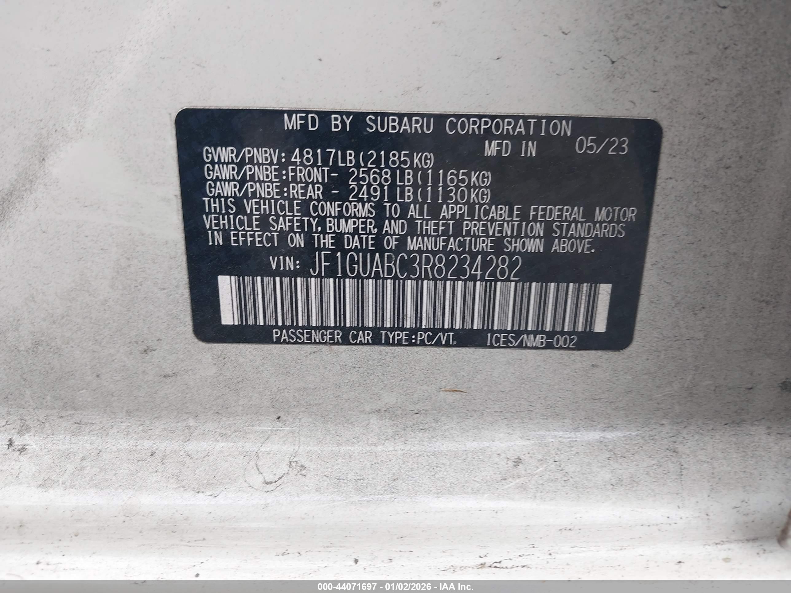 SUBARU IMPREZA image 9