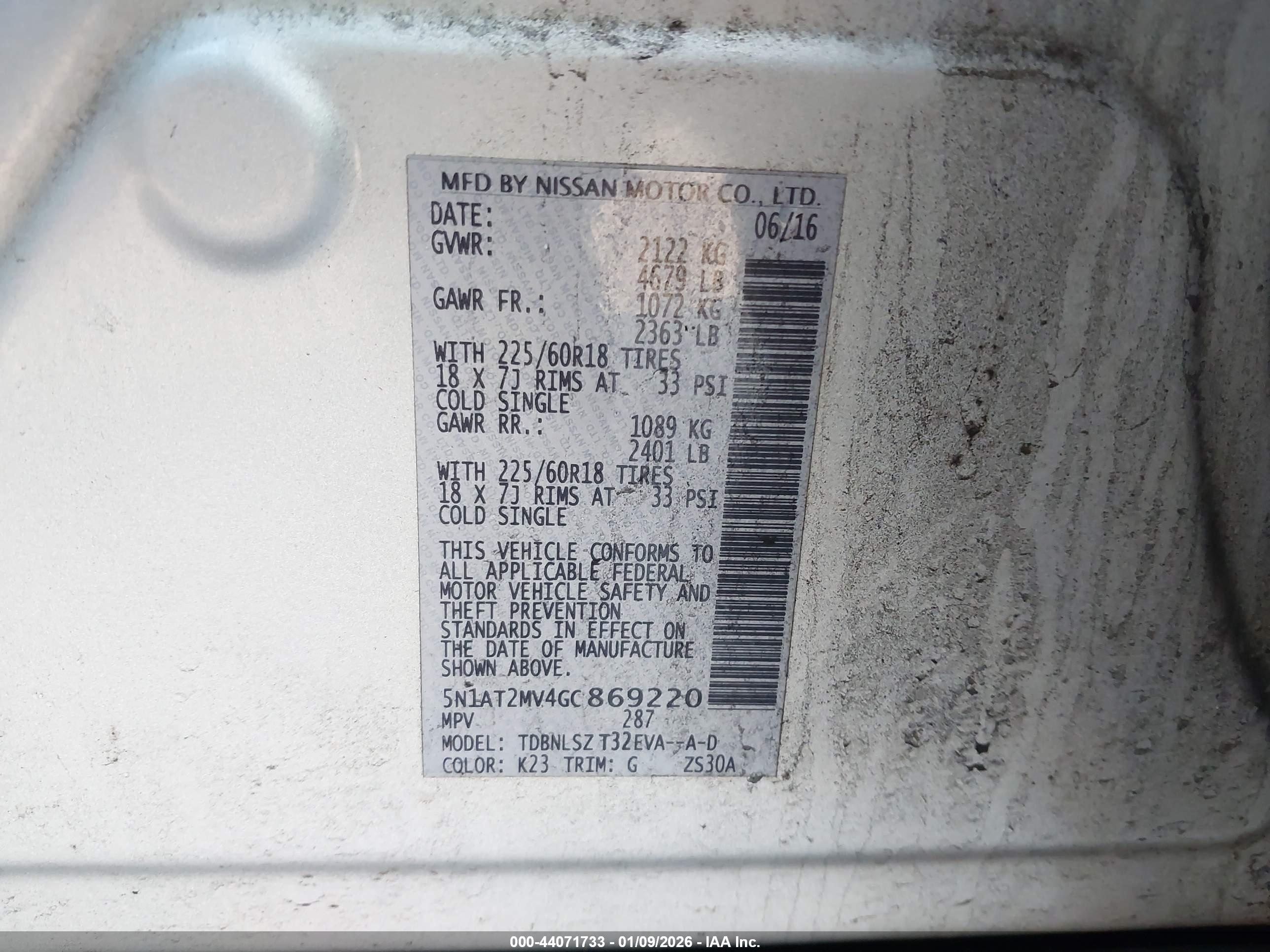NISSAN ROGUE image 9