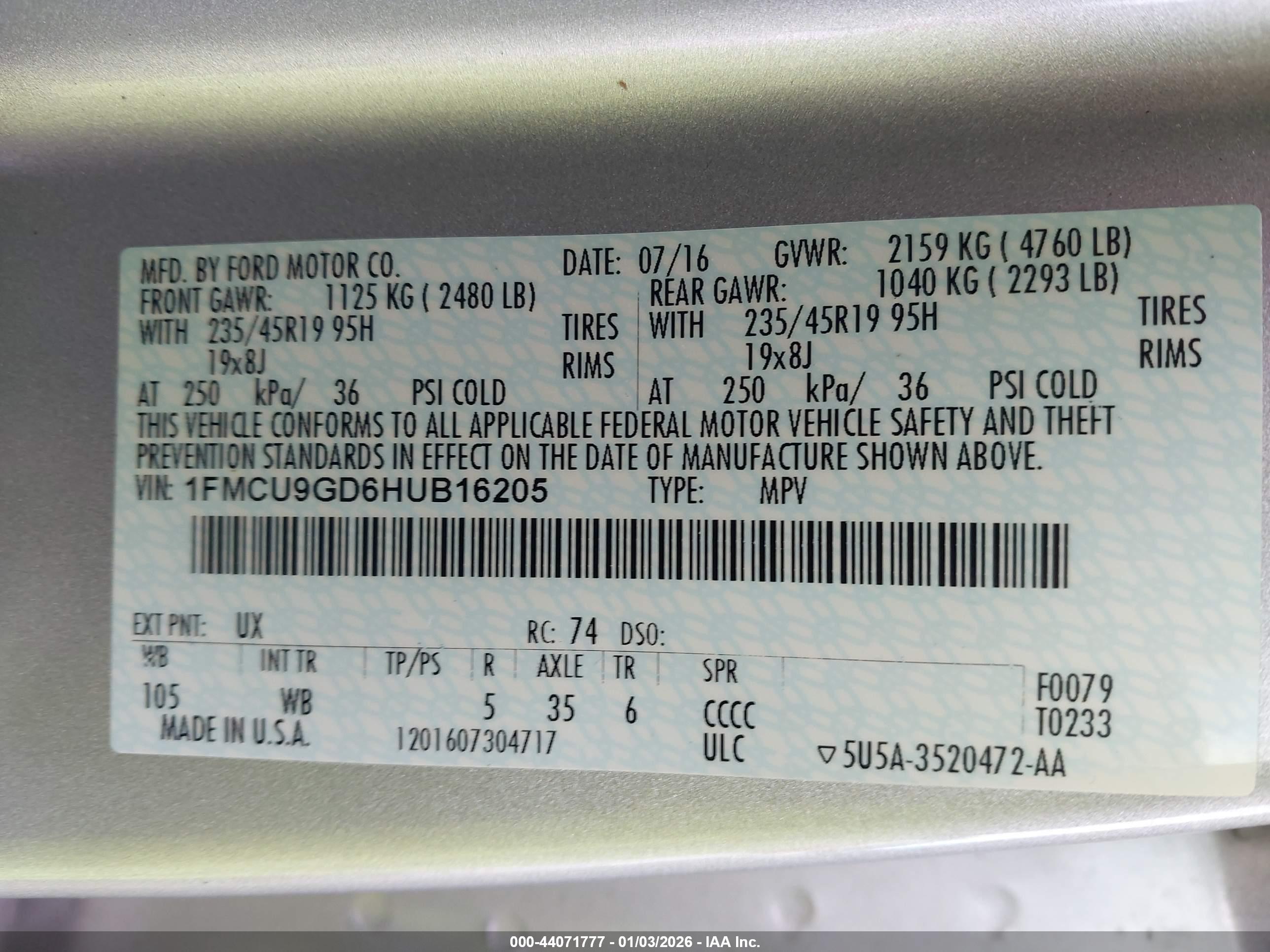 FORD ESCAPE image 9