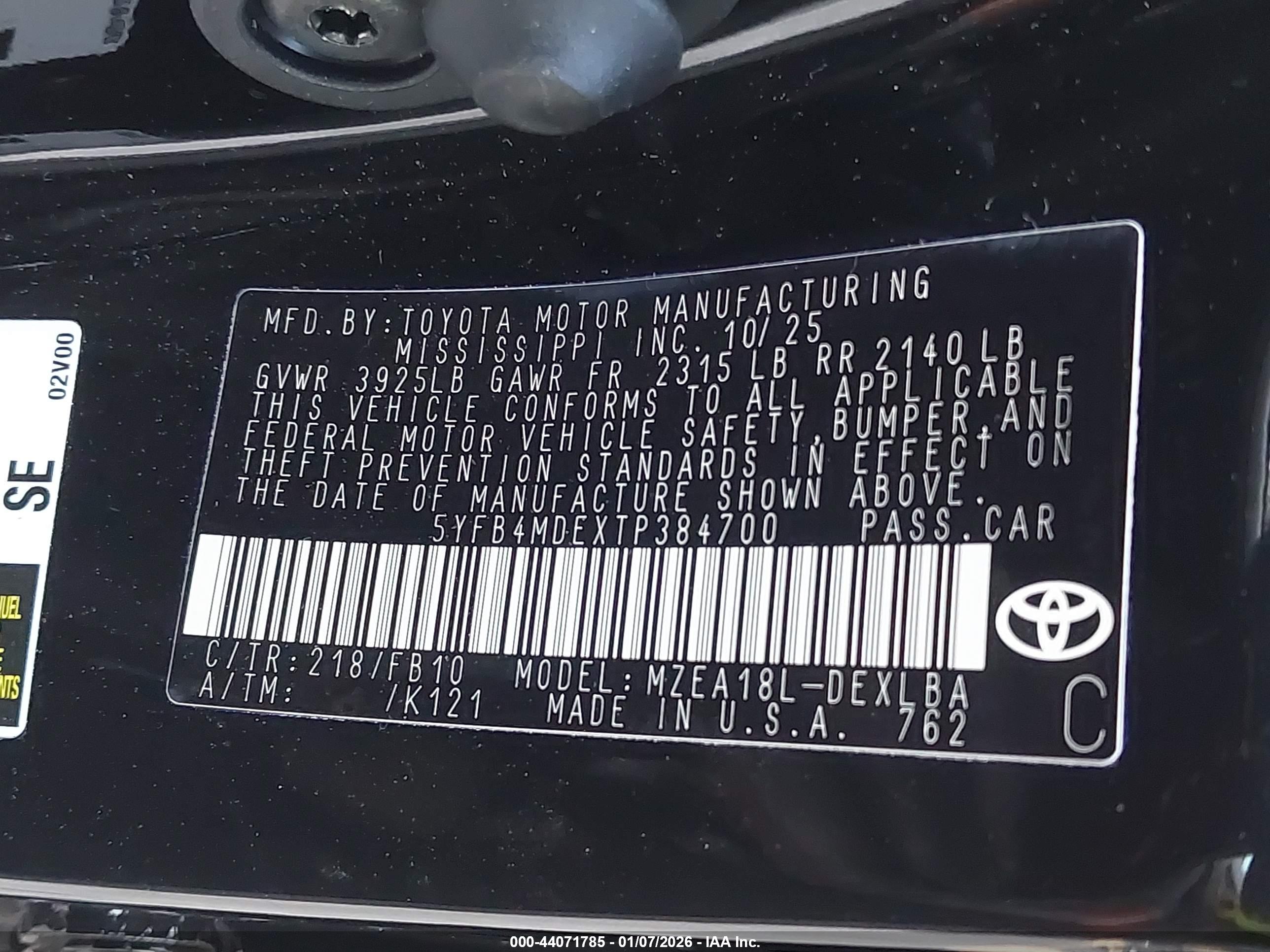 TOYOTA COROLLA image 9