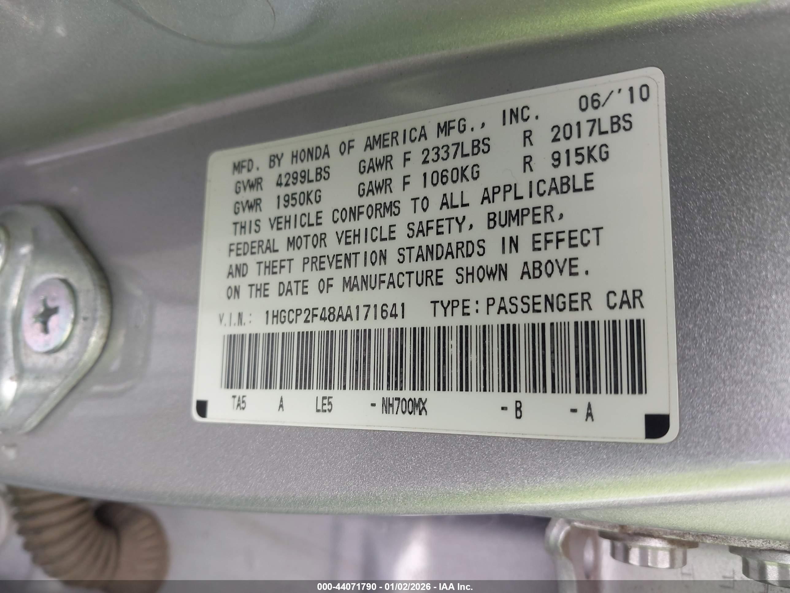 HONDA ACCORD image 9