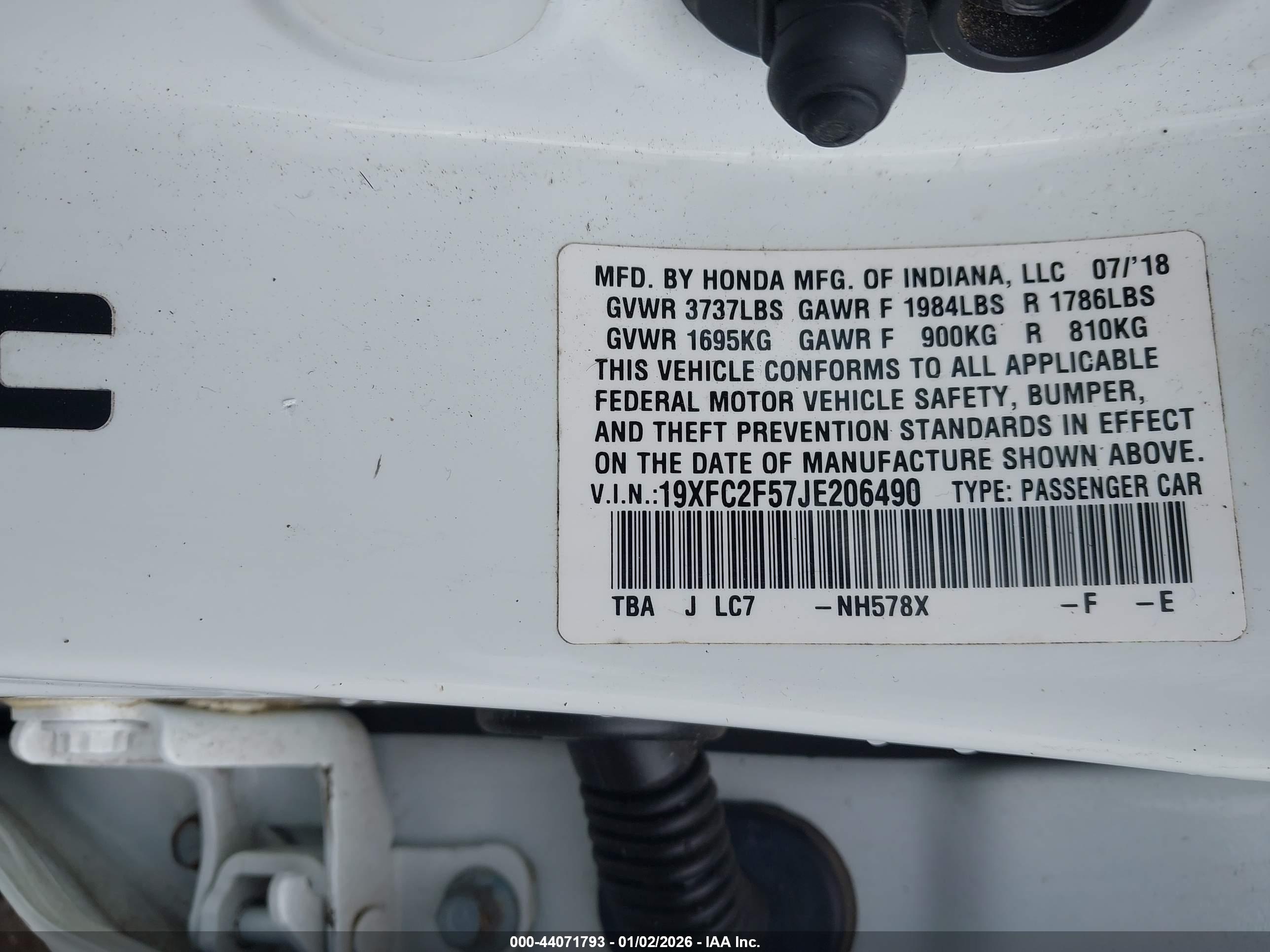 HONDA CIVIC image 9
