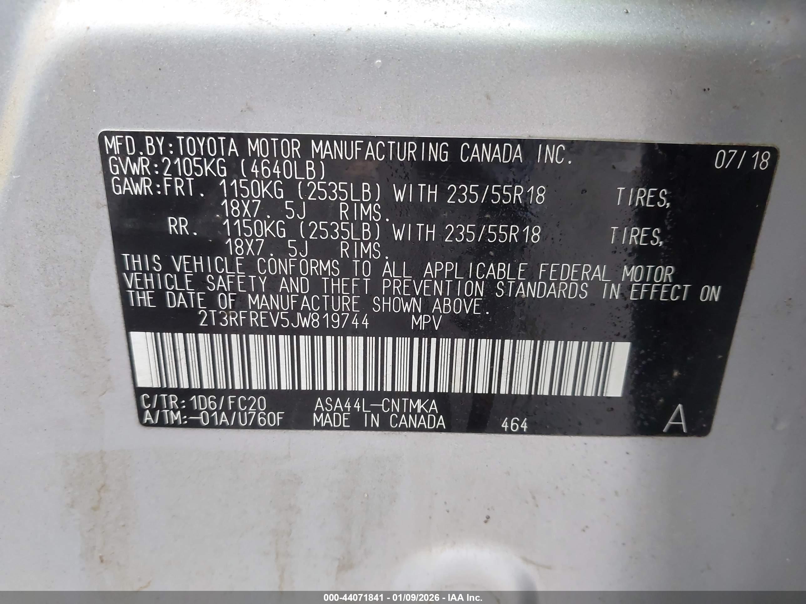 TOYOTA RAV4 image 9