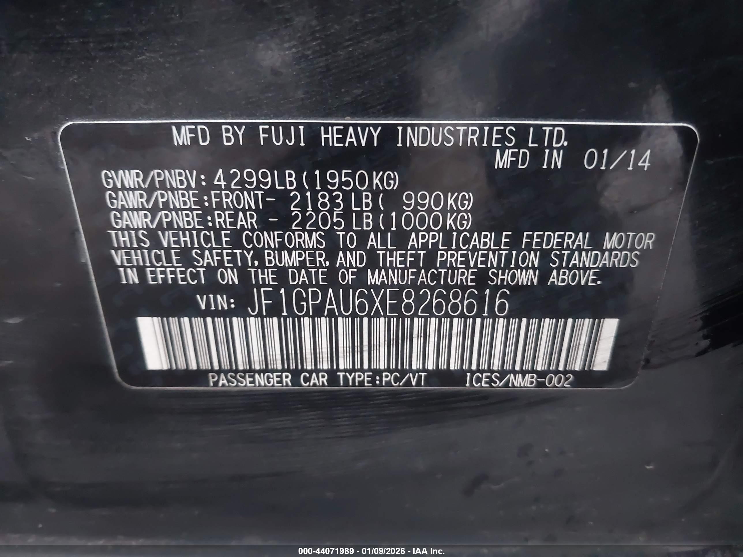 SUBARU IMPREZA image 9