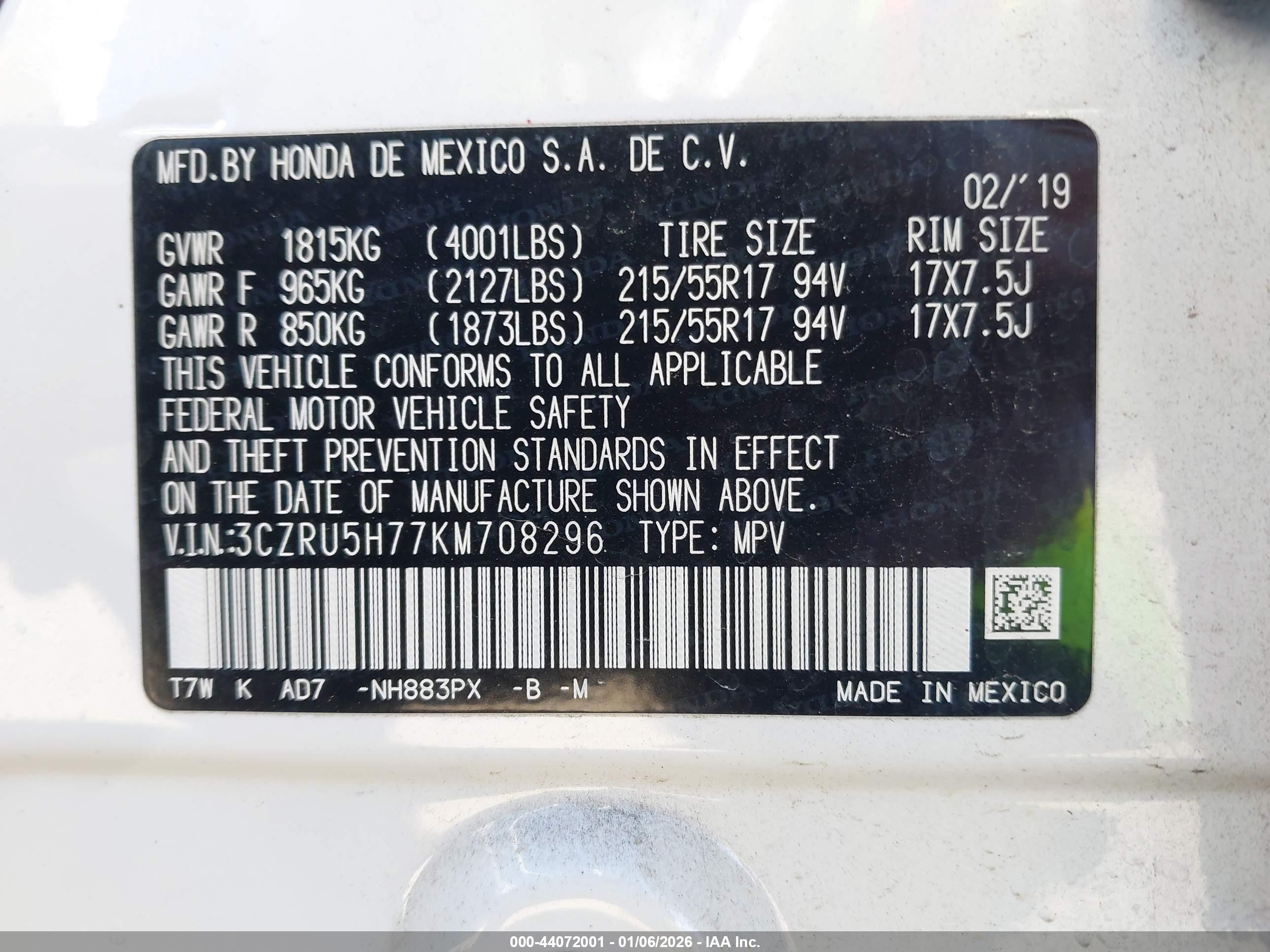 HONDA HR-V image 9