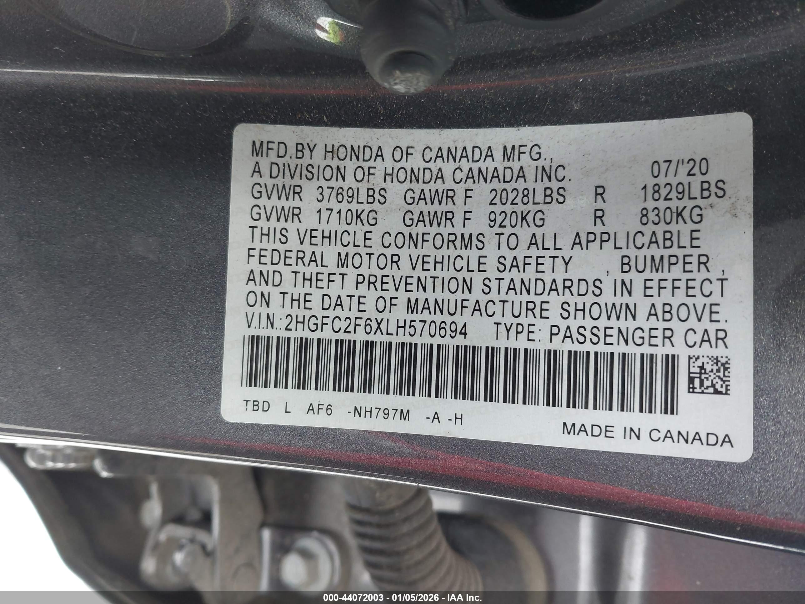 HONDA CIVIC image 9