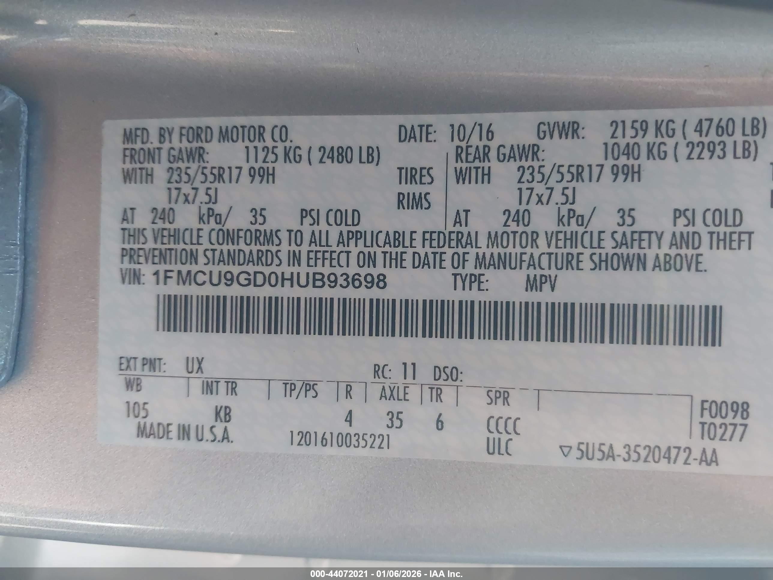 FORD ESCAPE image 9