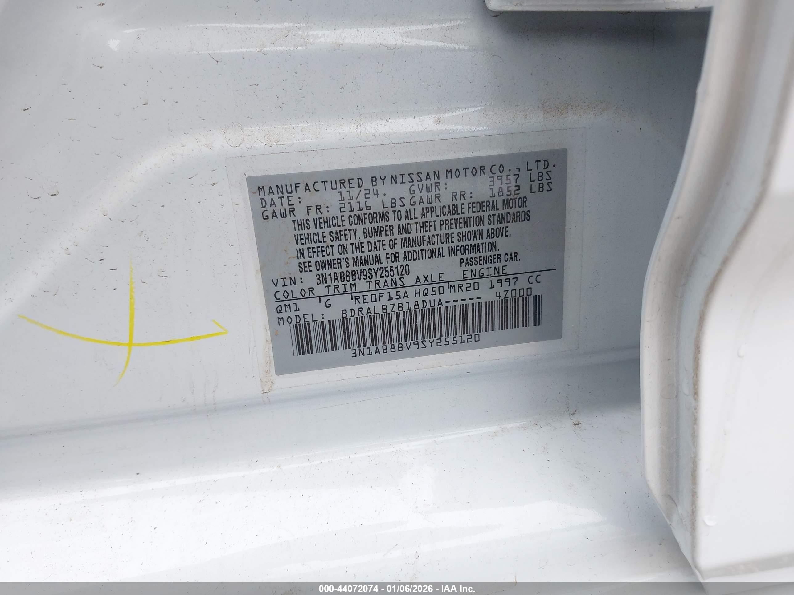 NISSAN SENTRA image 9