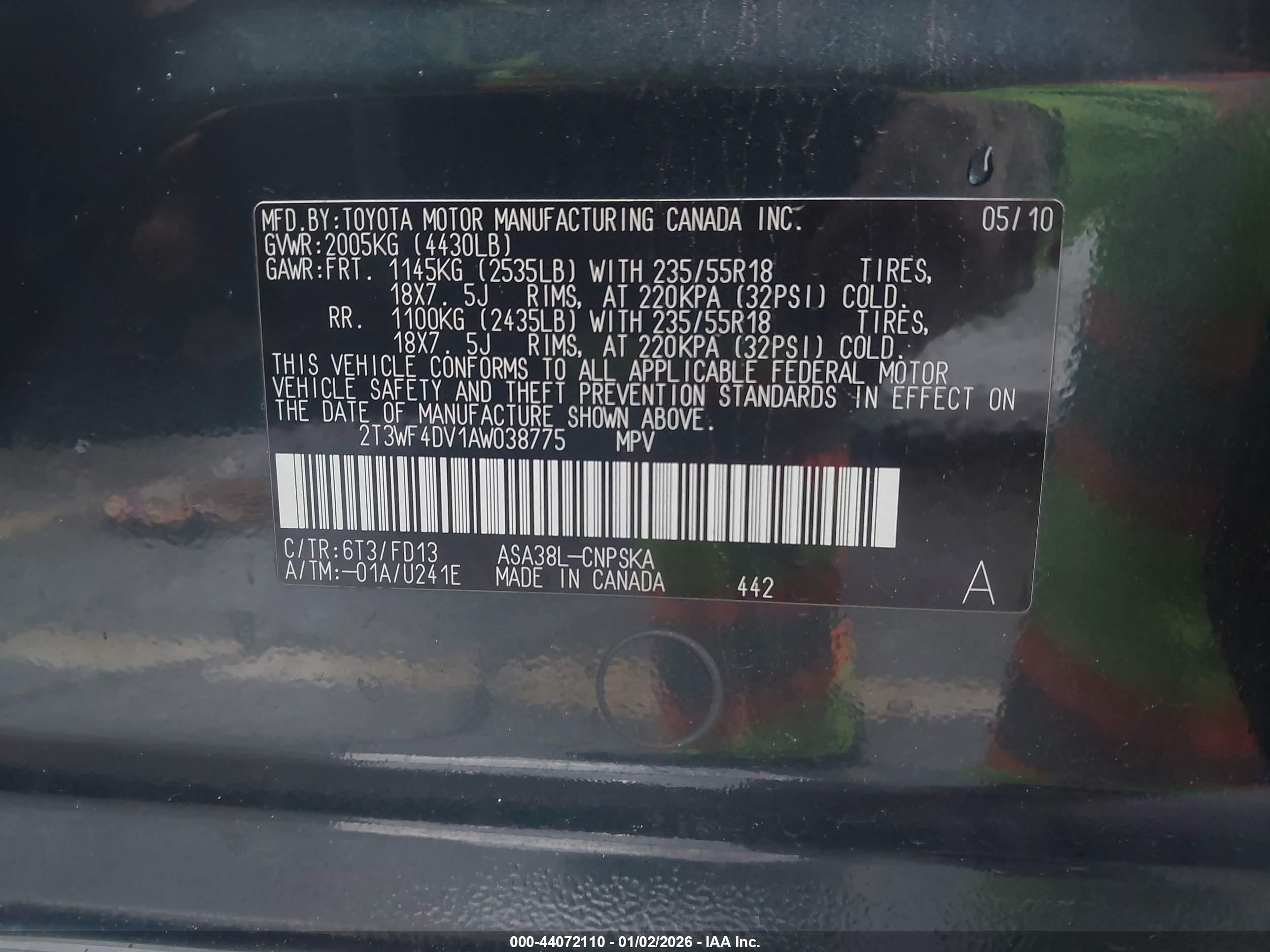 TOYOTA RAV4 image 9