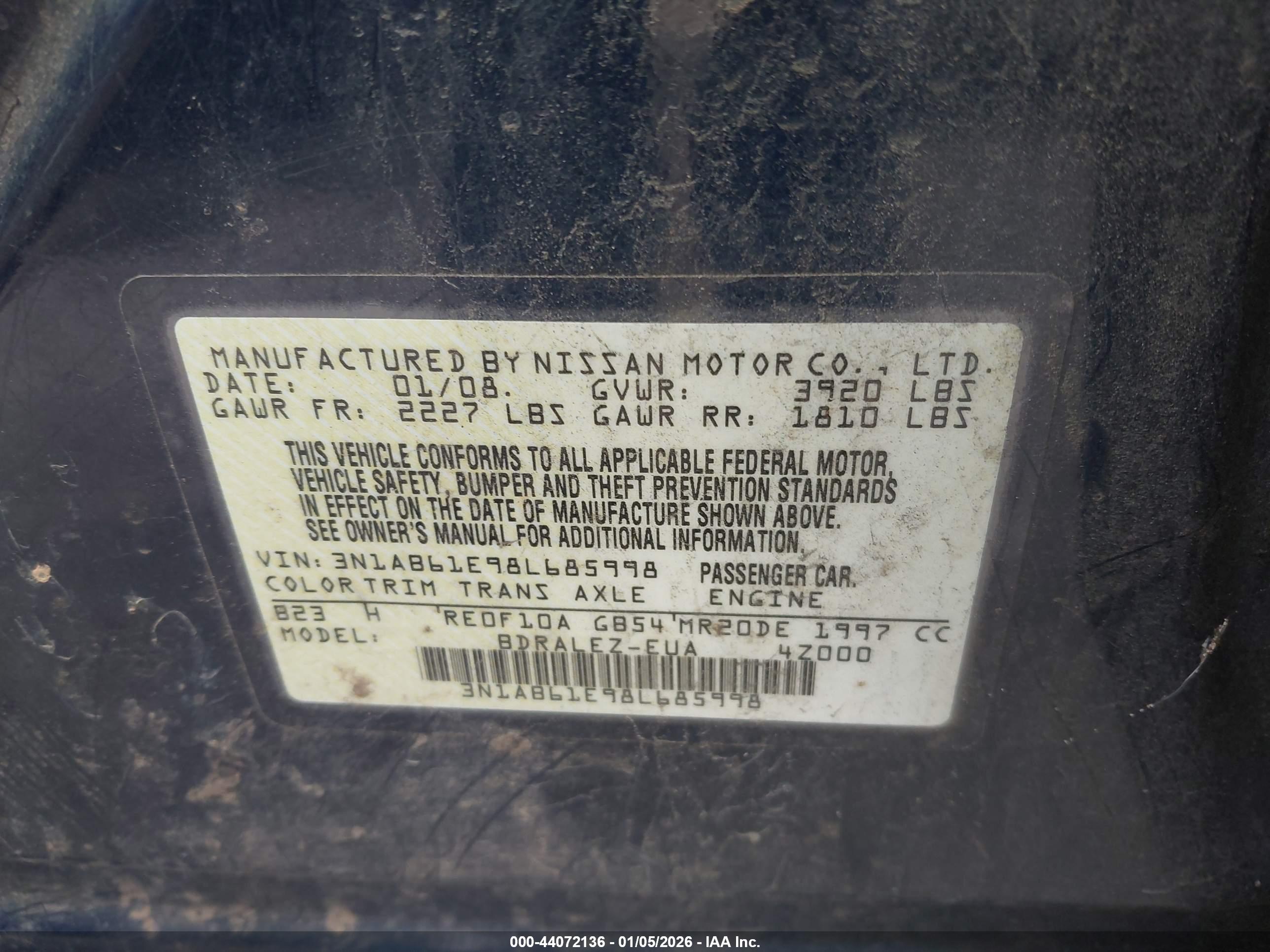 NISSAN SENTRA image 9