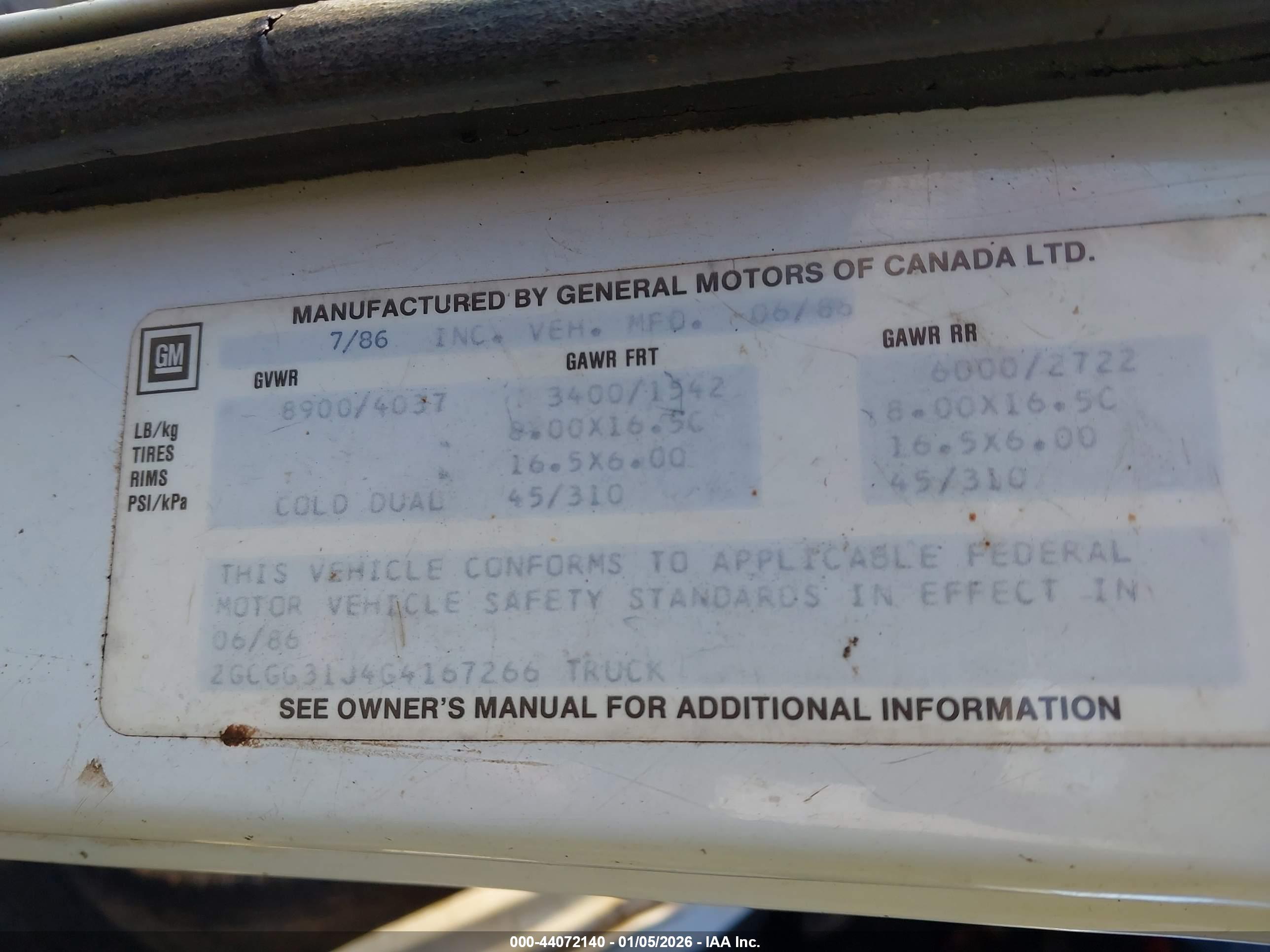 CHEVROLET G30 image 9