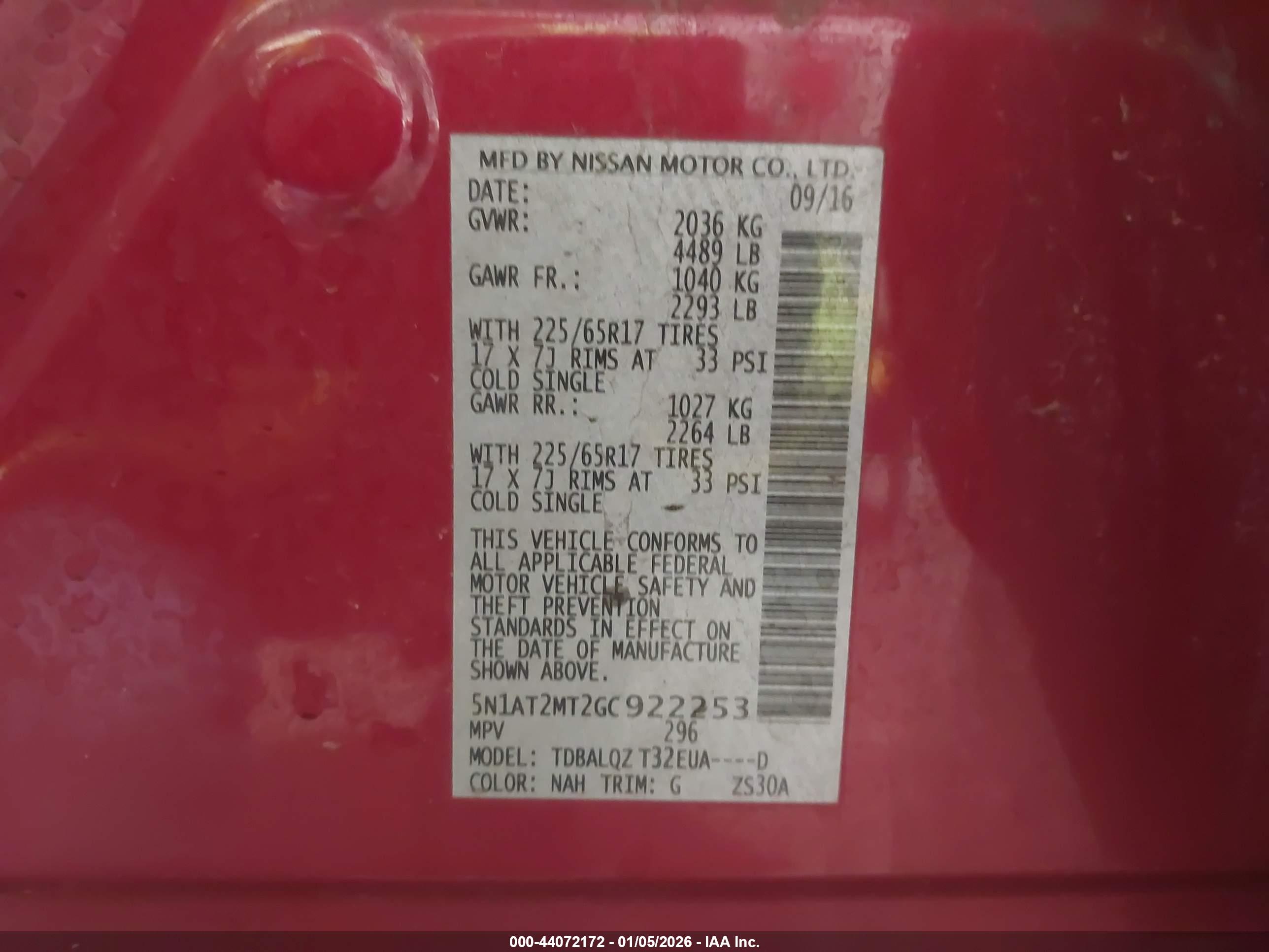 NISSAN ROGUE image 9