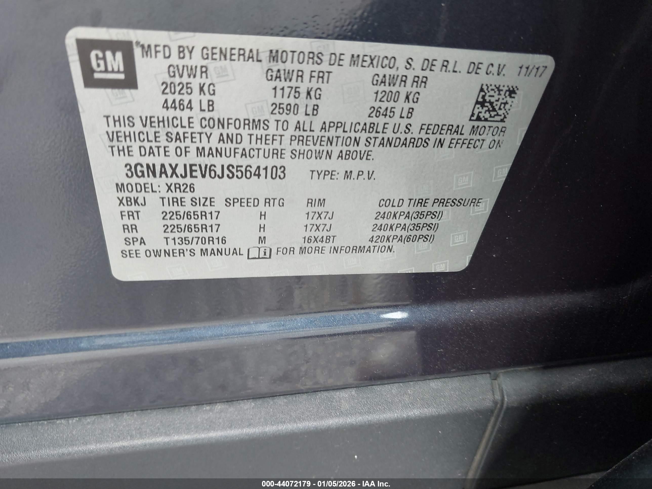 CHEVROLET EQUINOX image 9