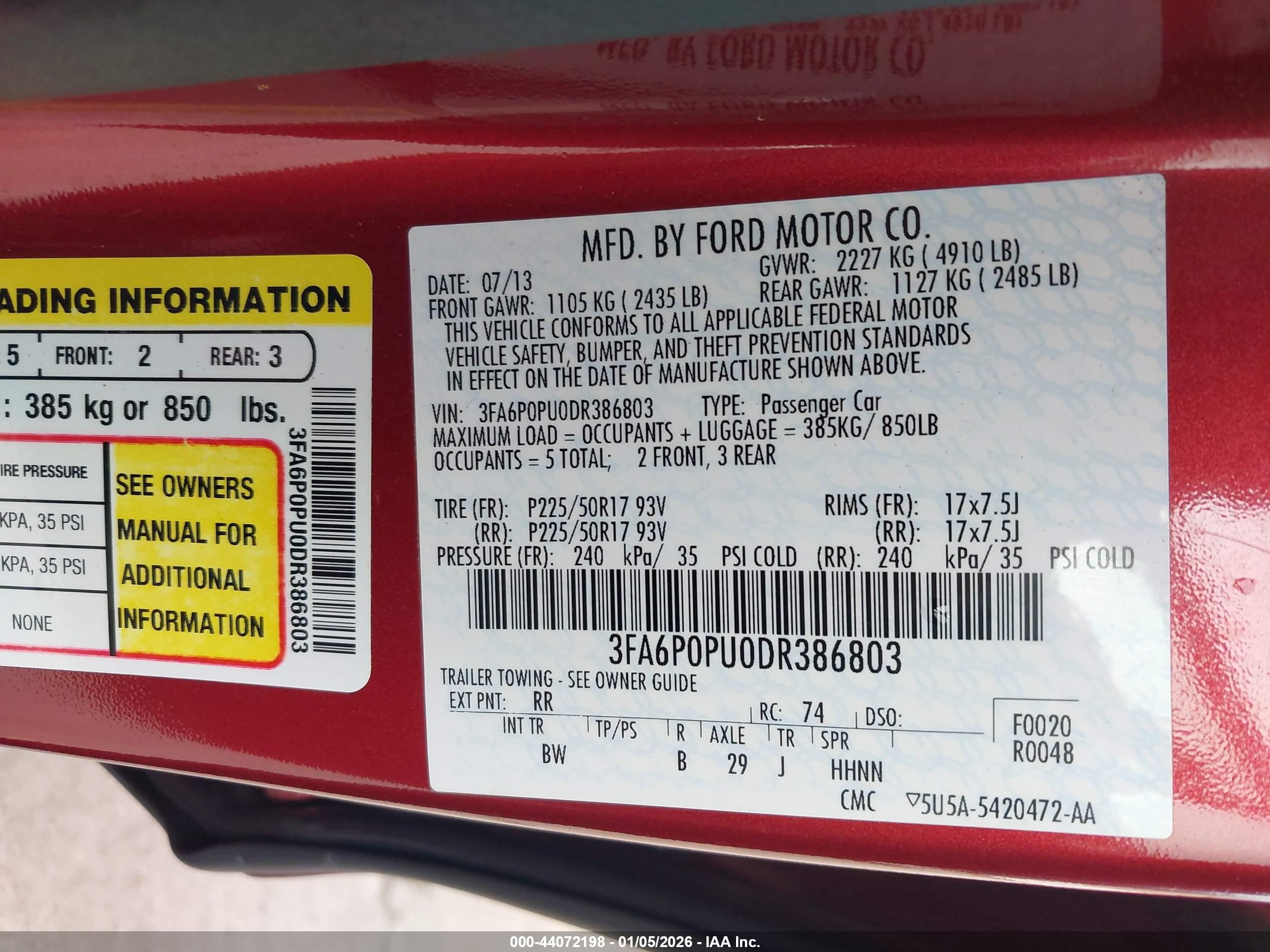 FORD FUSION image 9