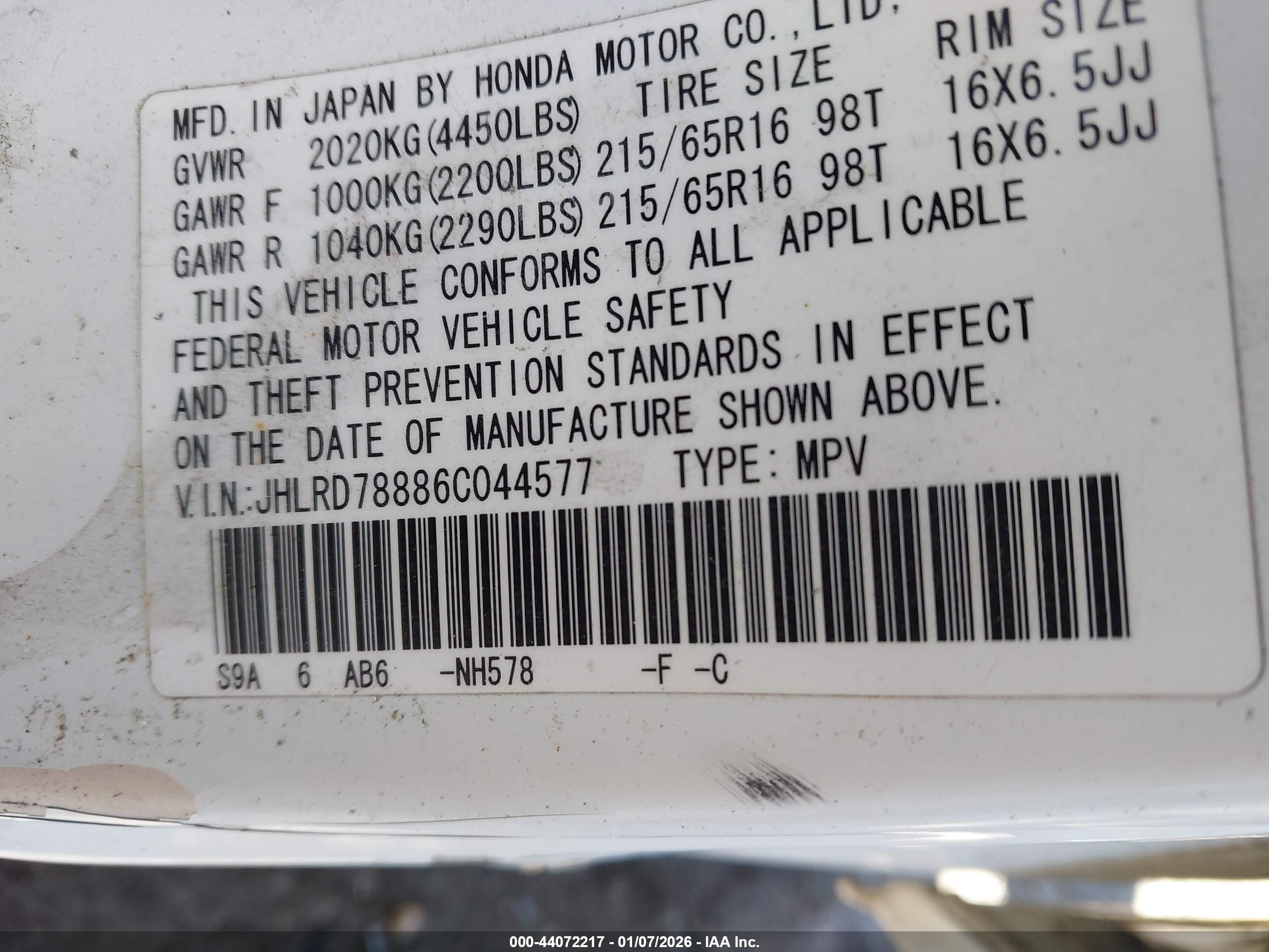 HONDA CR-V image 9