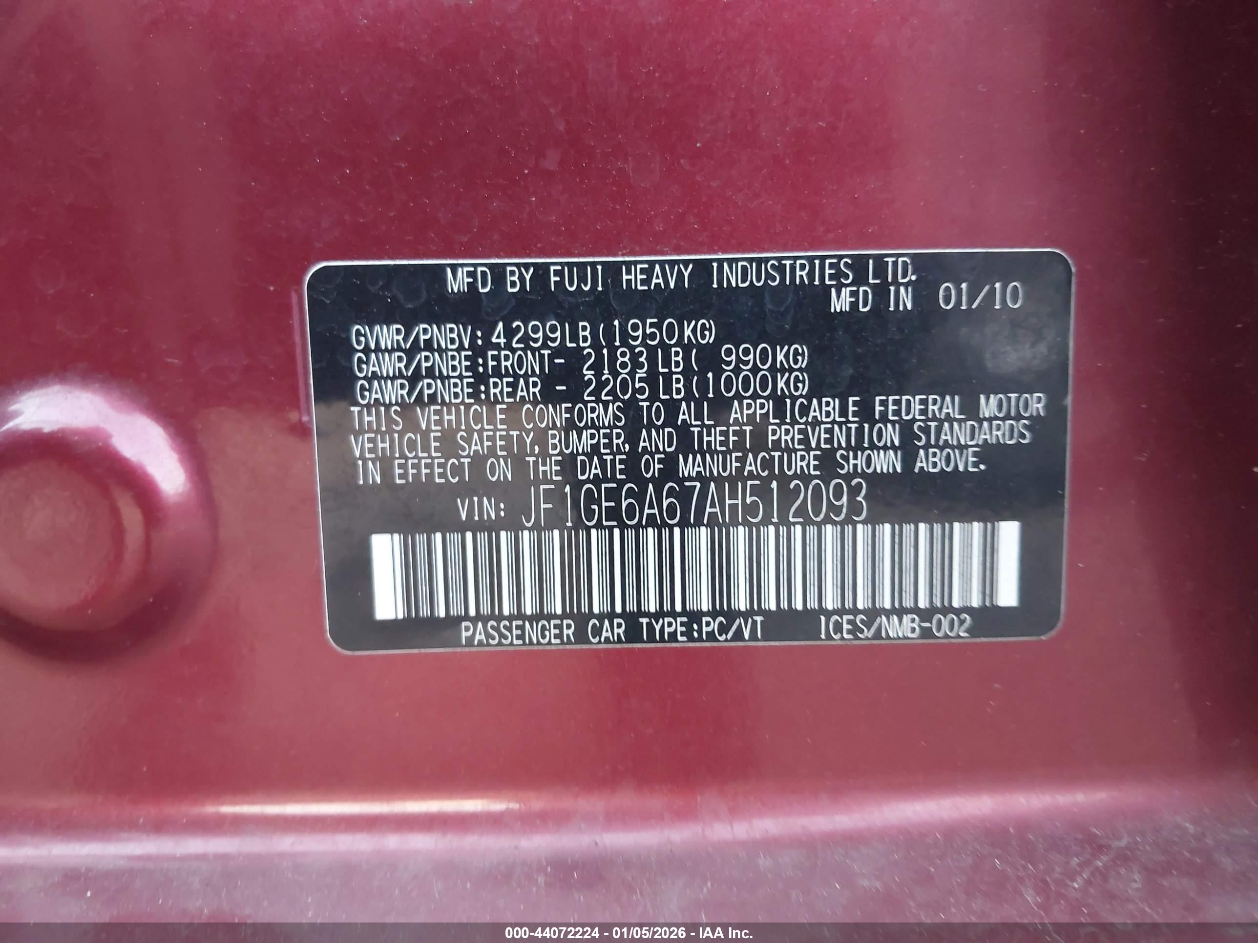 SUBARU IMPREZA image 9