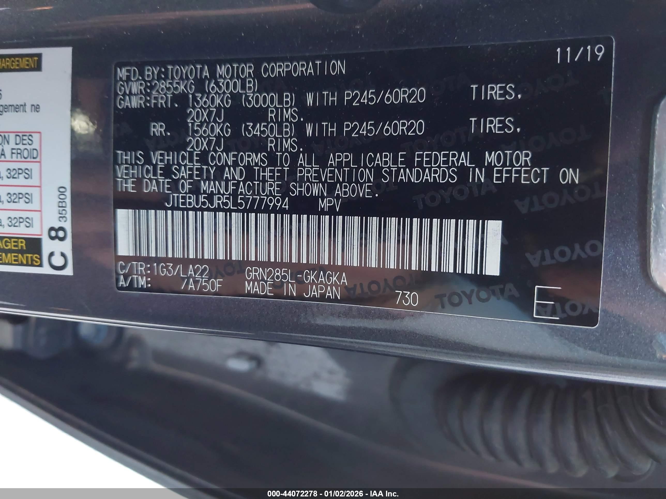 TOYOTA 4RUNNER image 9