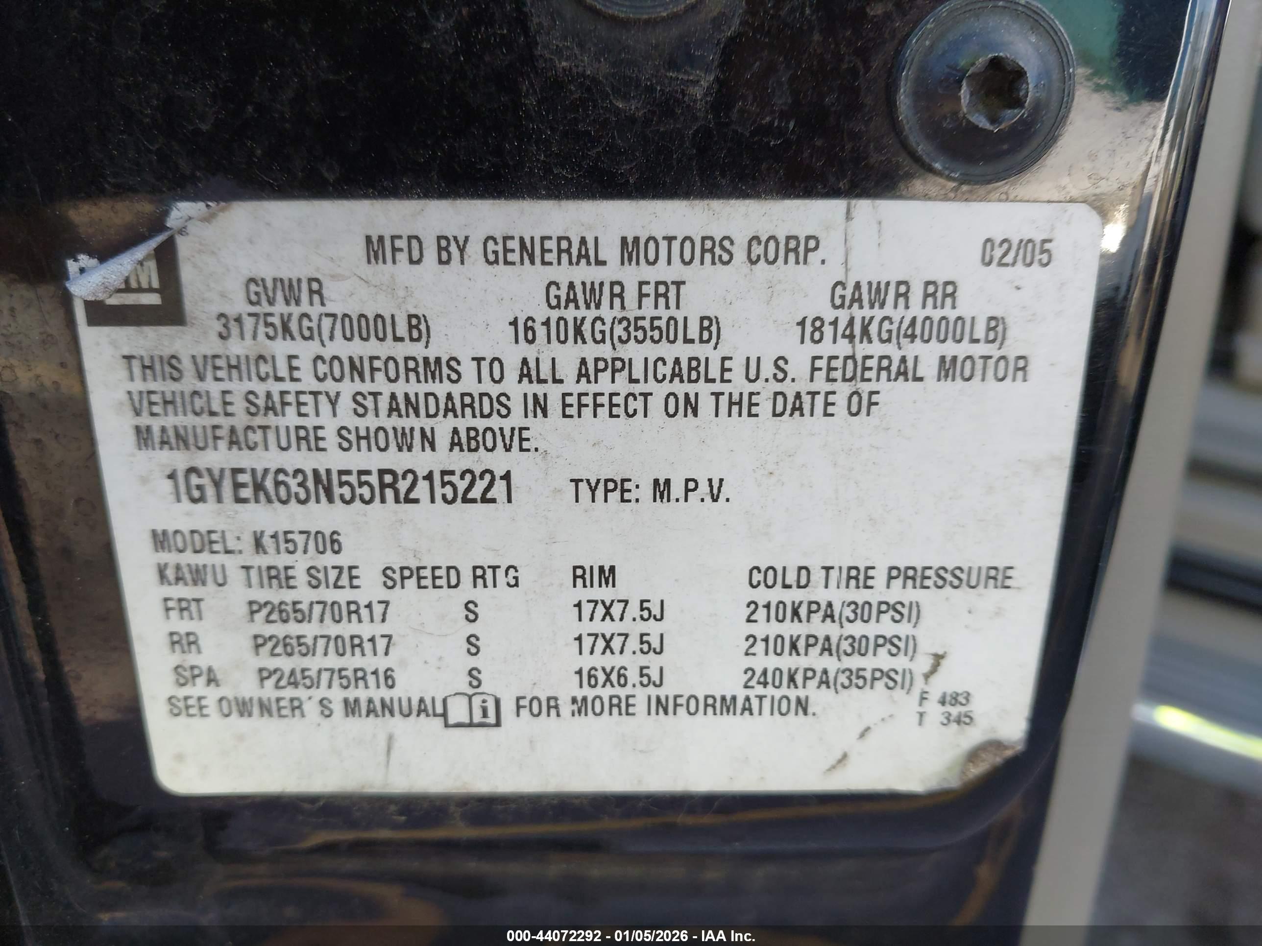 CADILLAC ESCALADE image 9