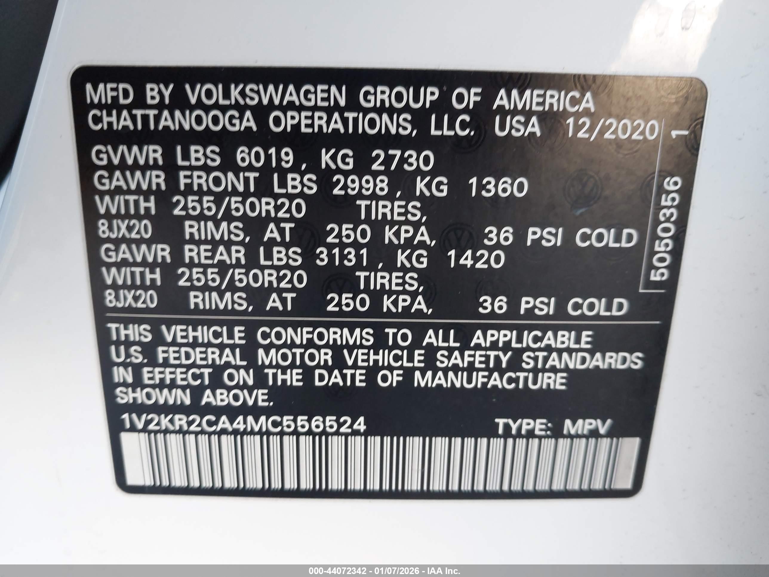 VOLKSWAGEN ATLAS image 9