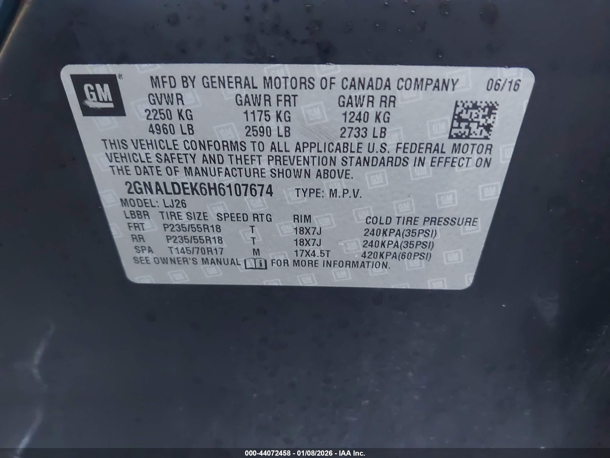 CHEVROLET EQUINOX image 9