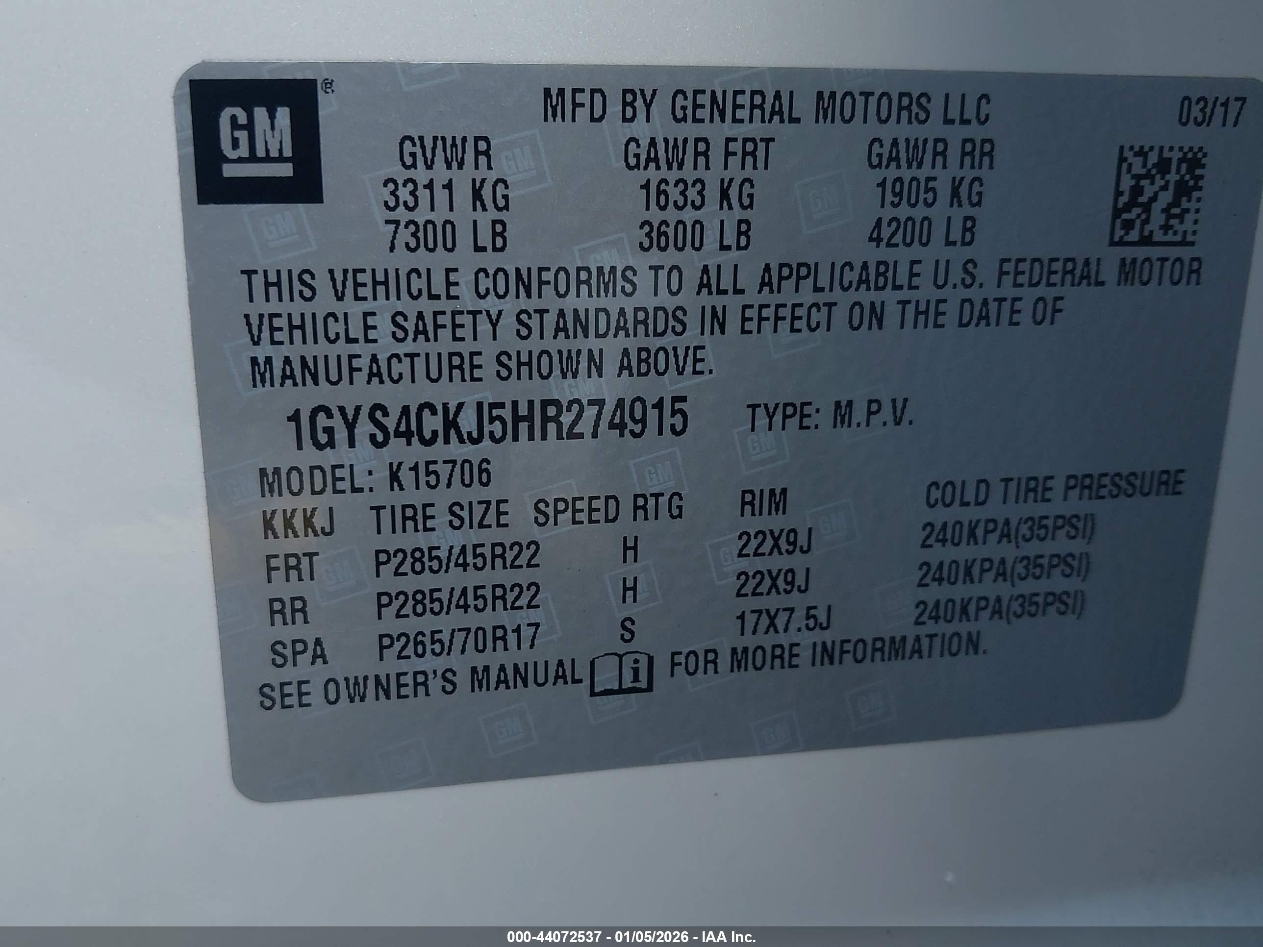 CADILLAC ESCALADE image 9