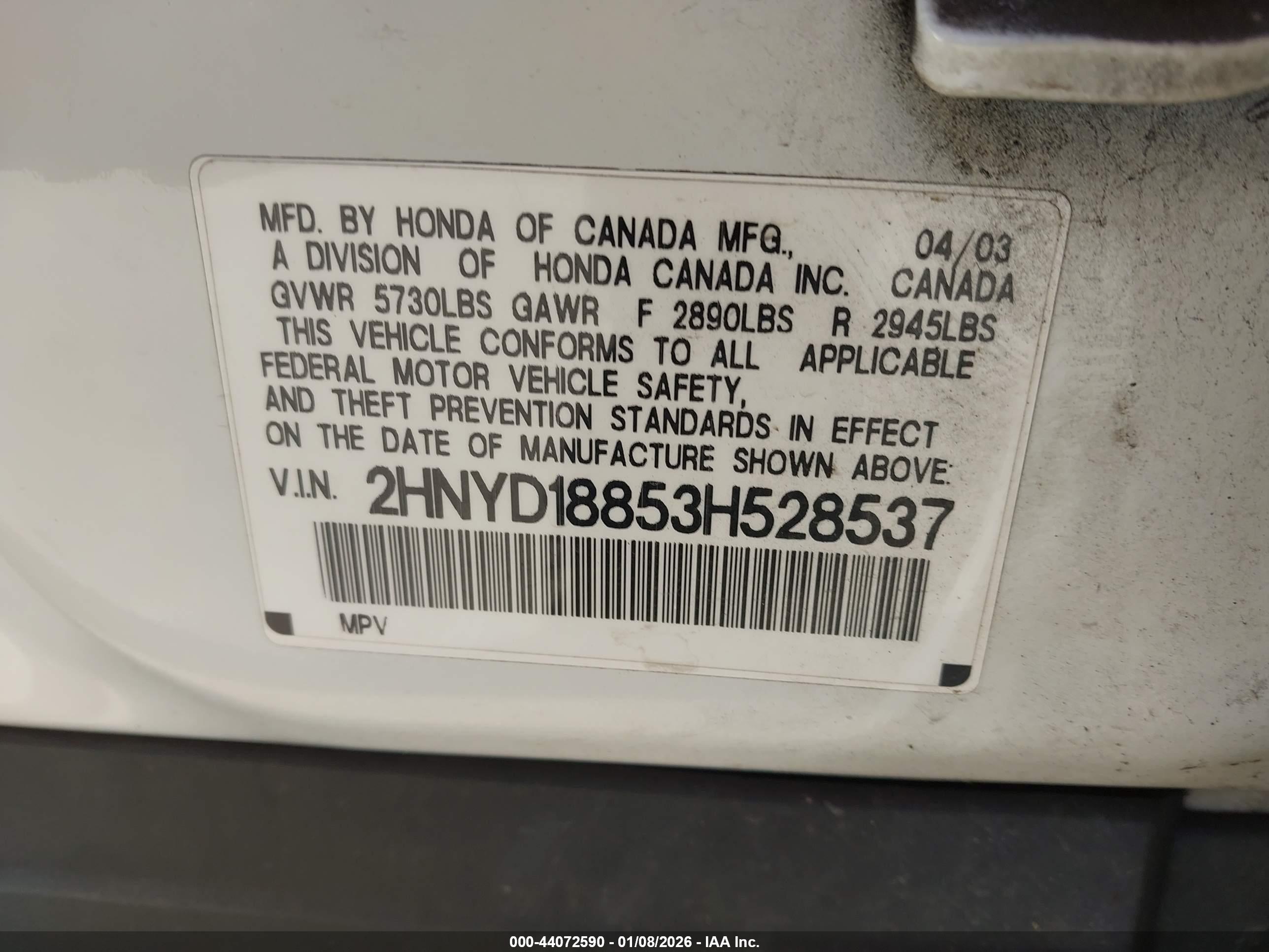 ACURA MDX image 9