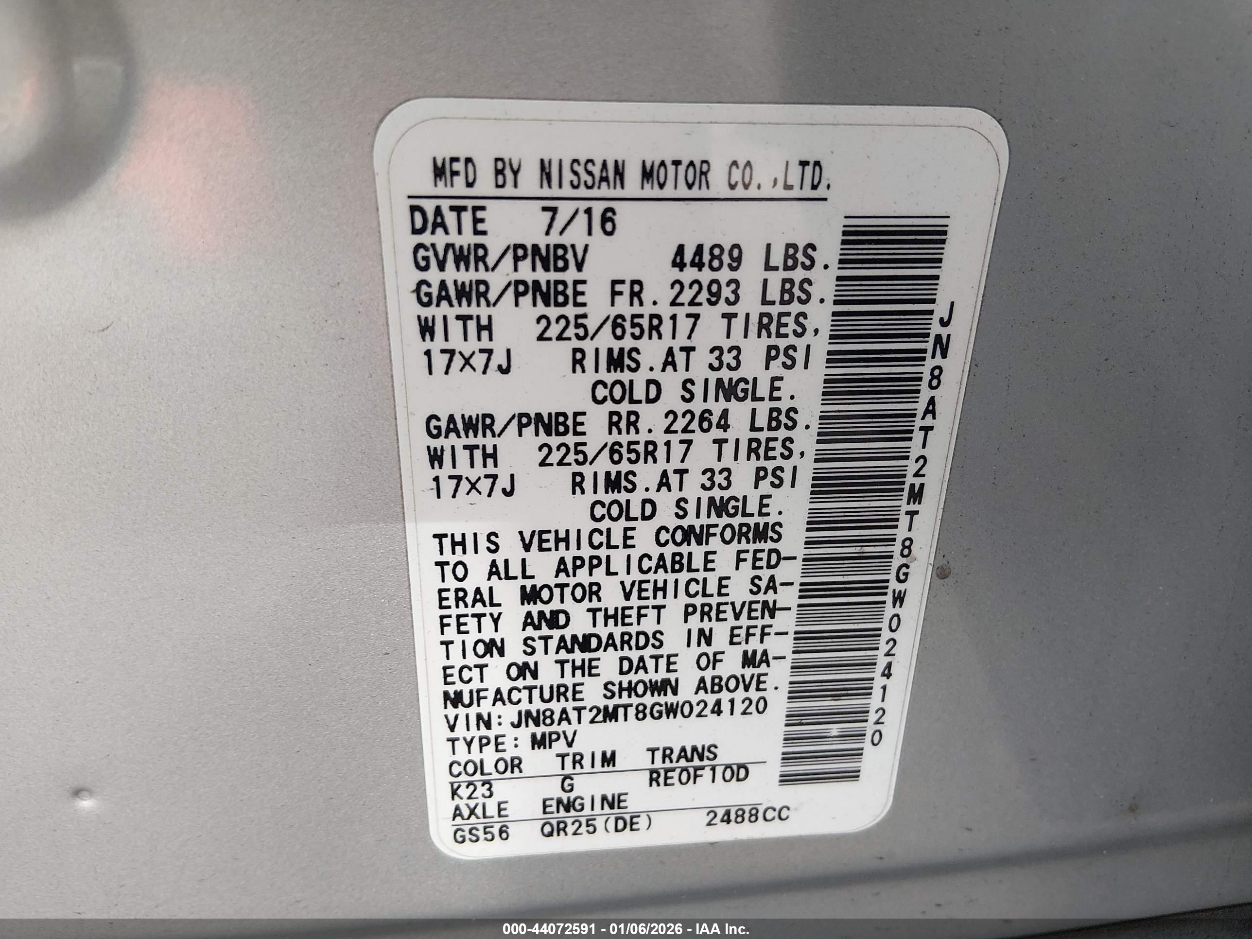 NISSAN ROGUE image 9