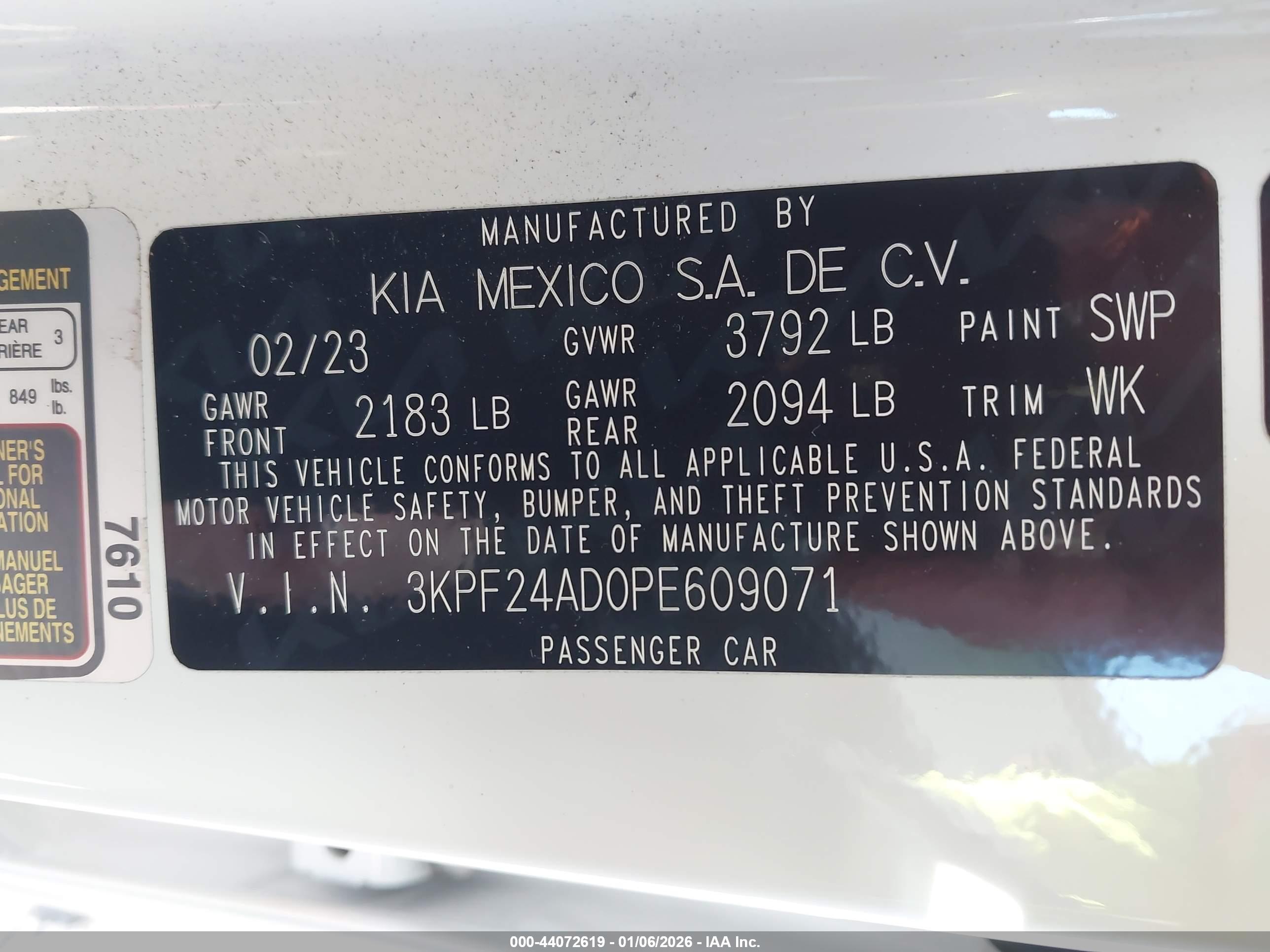 KIA FORTE image 9