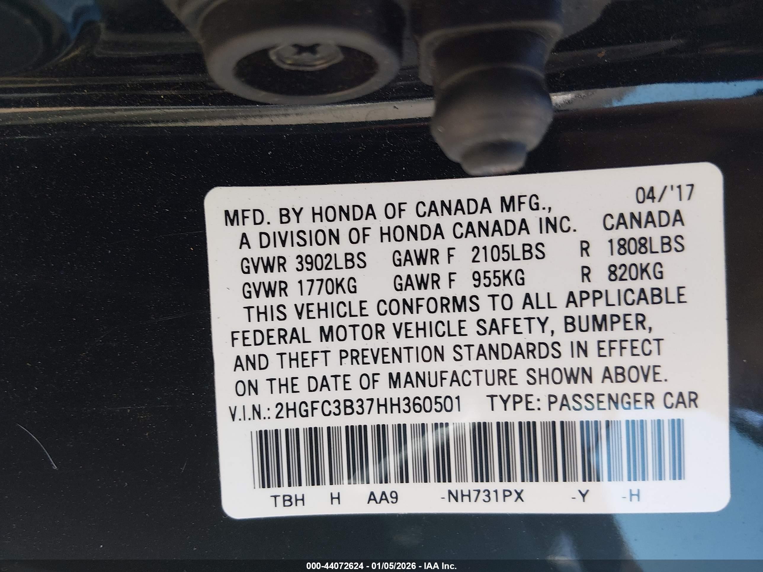 HONDA CIVIC image 9