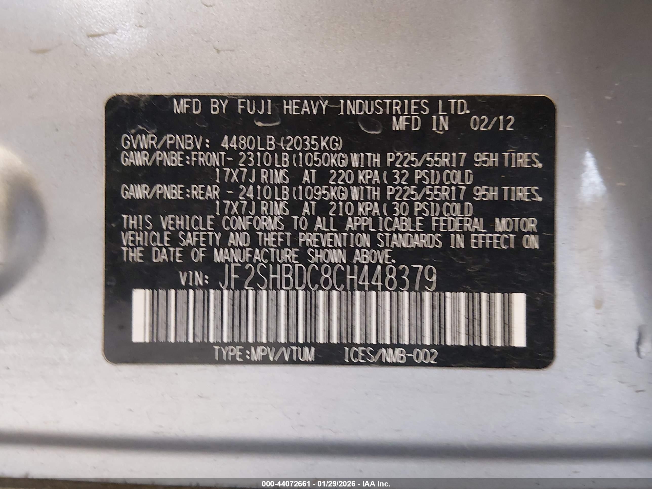 SUBARU FORESTER image 9