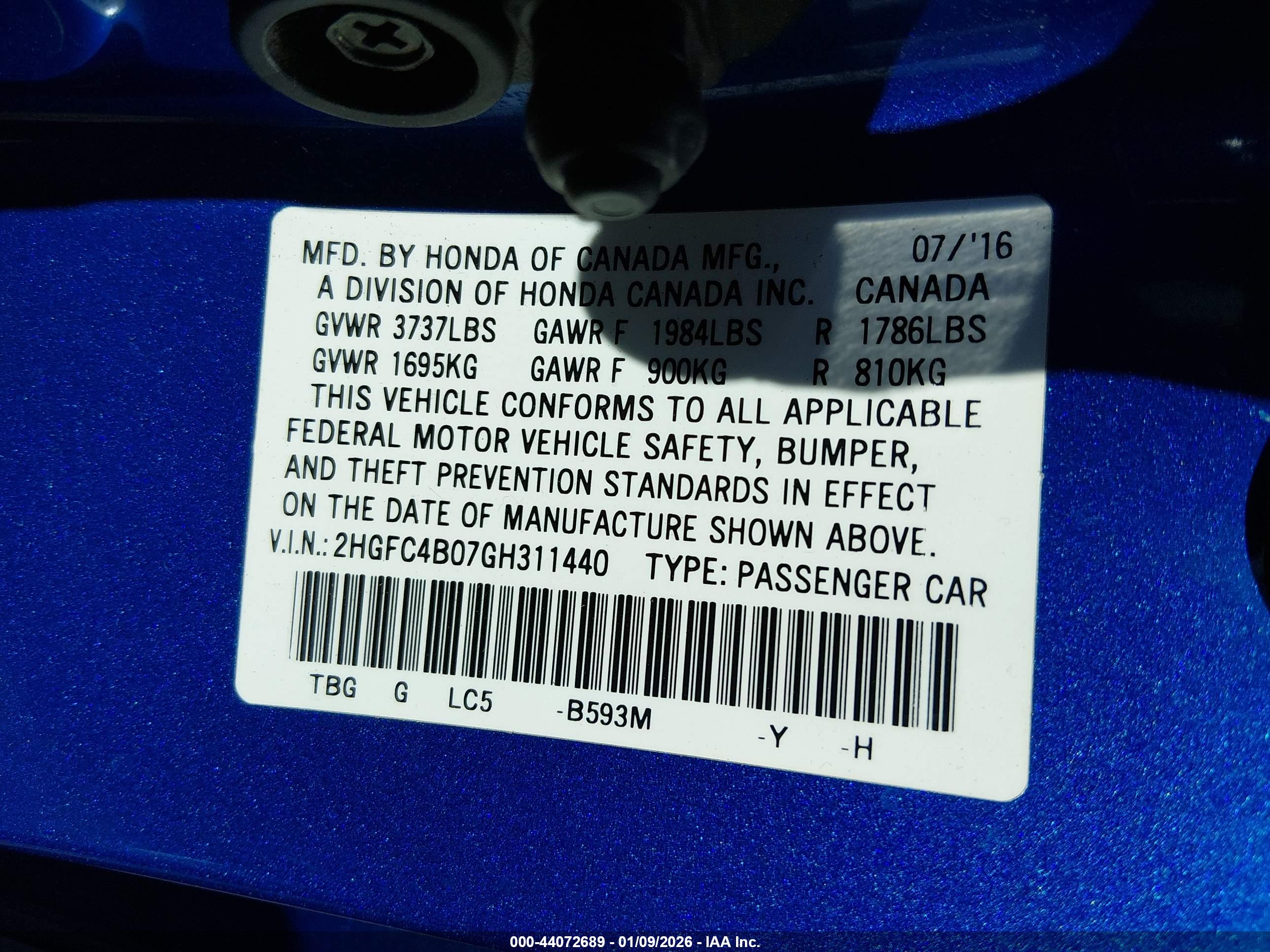 HONDA CIVIC image 9