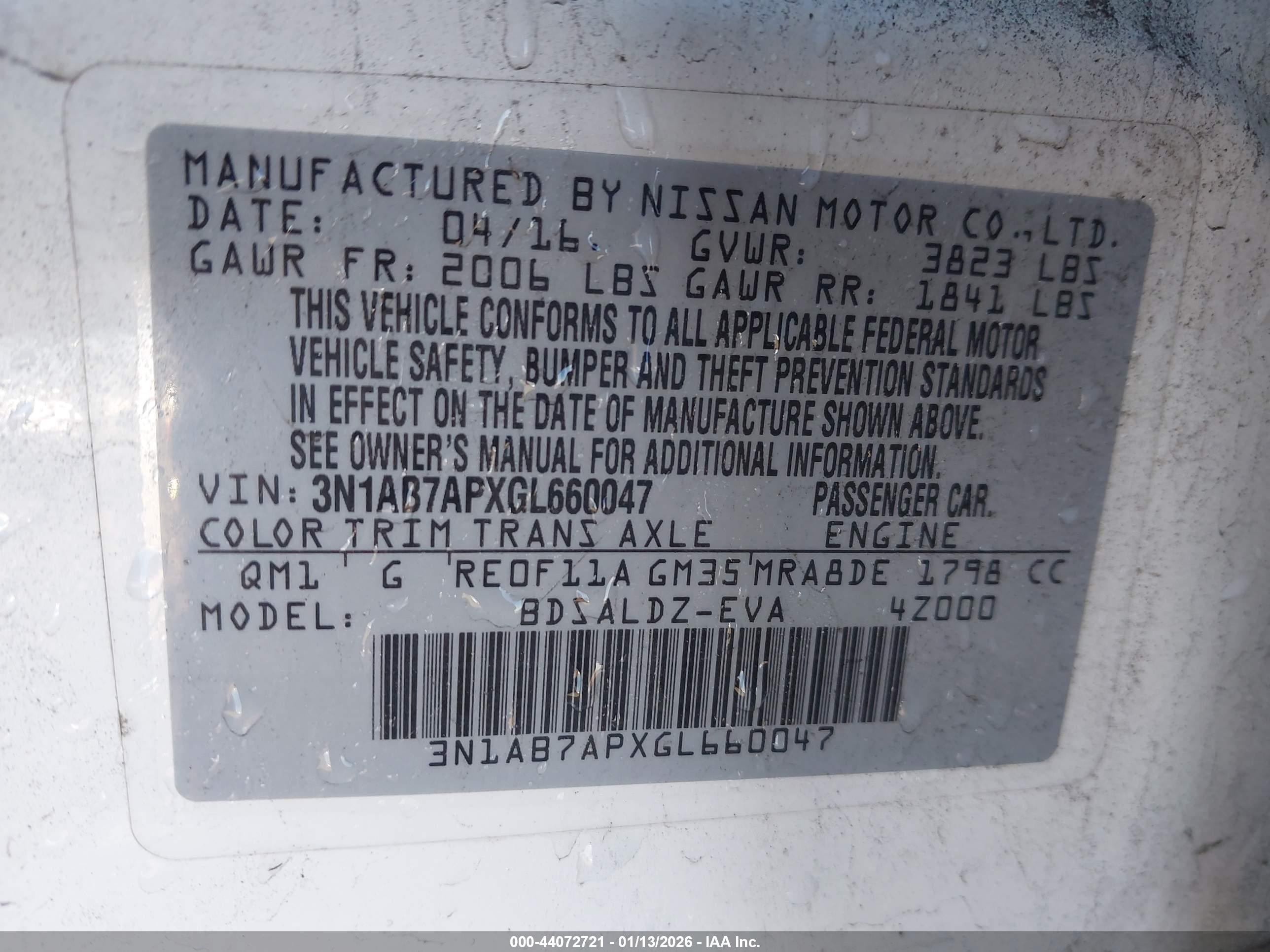 NISSAN SENTRA image 9
