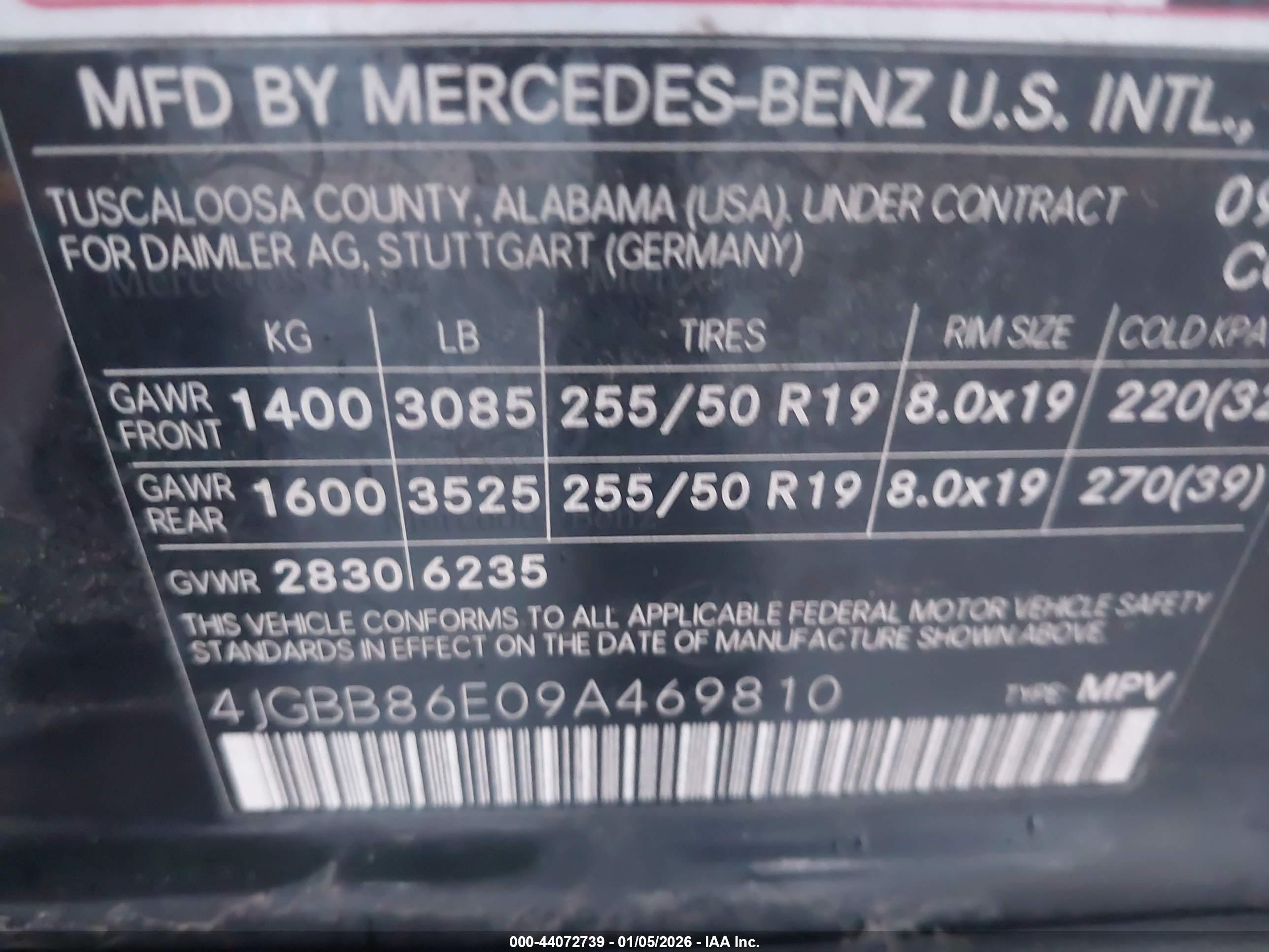 MERCEDES-BENZ ML image 9