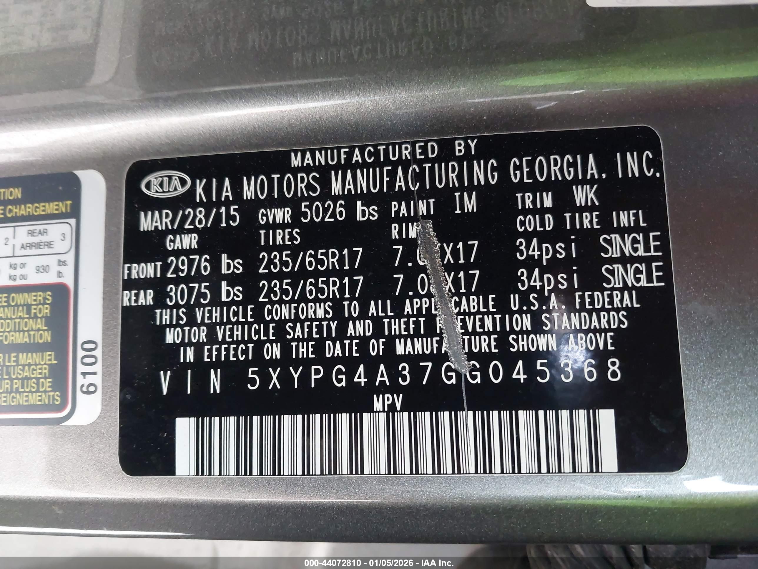 KIA SORENTO image 9
