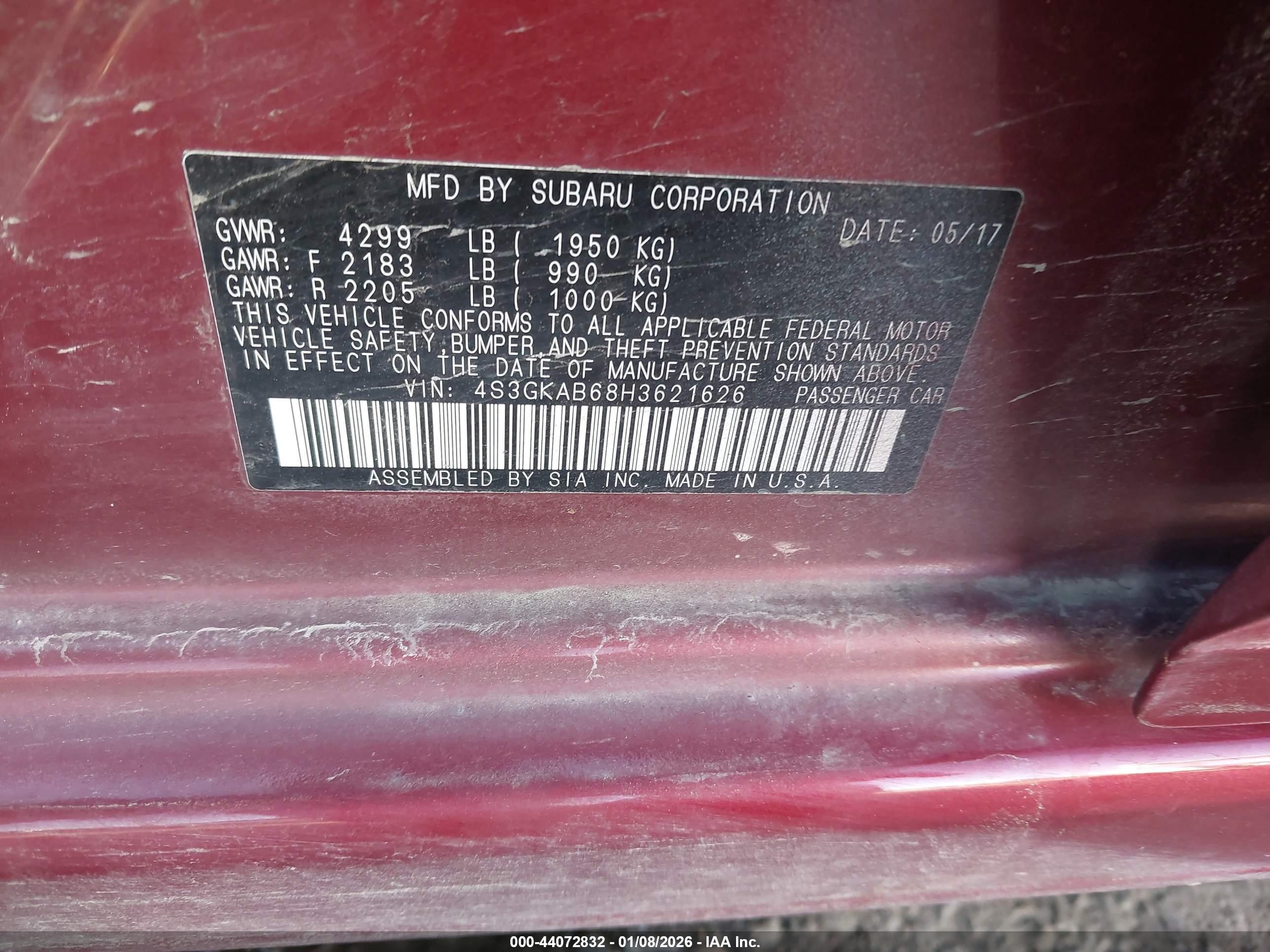 SUBARU IMPREZA image 9